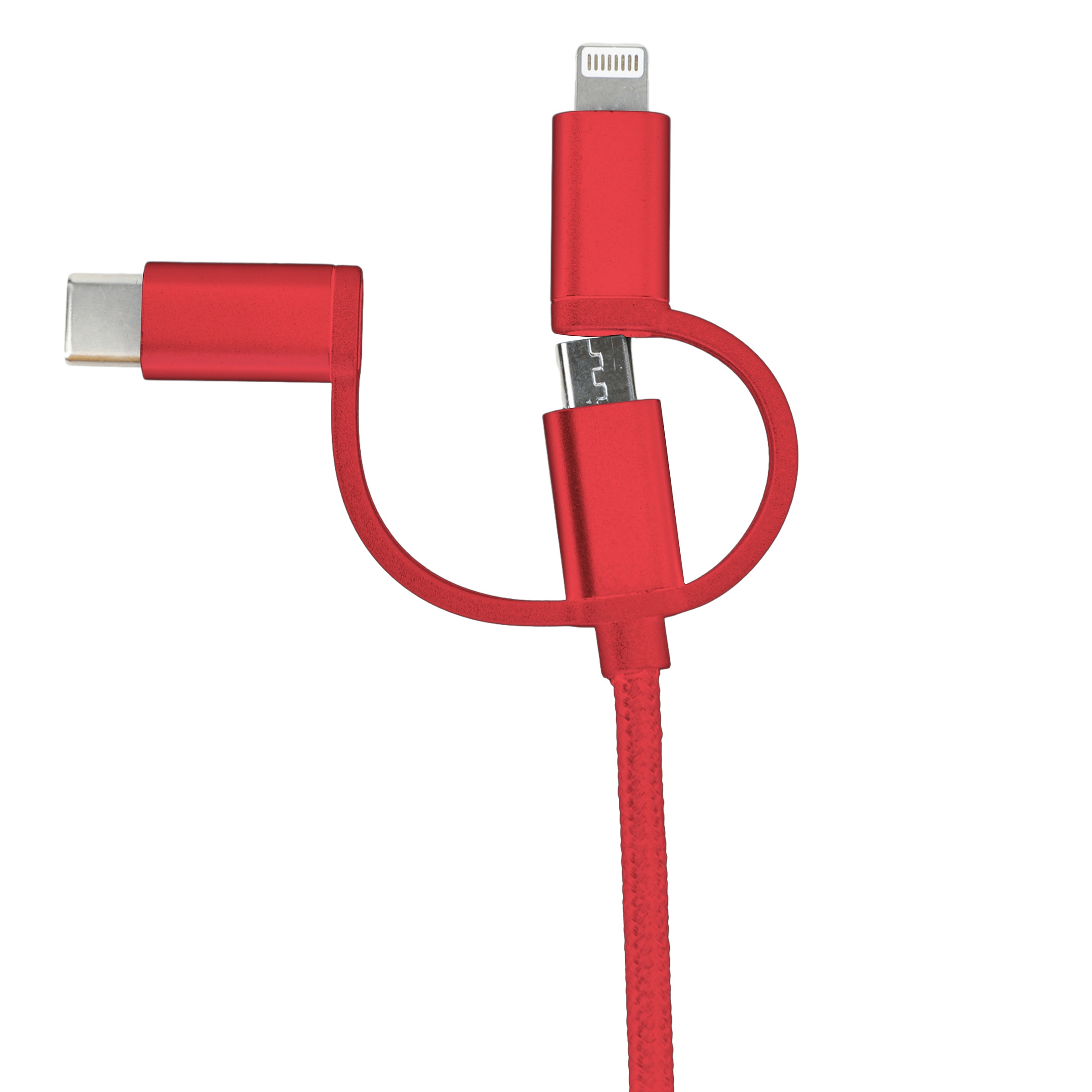 be cool USB-Kabel »Lade- und Datenkabel 3in1«, Lightning-Micro-USB-USB Typ C, USB Typ A, 100 cm