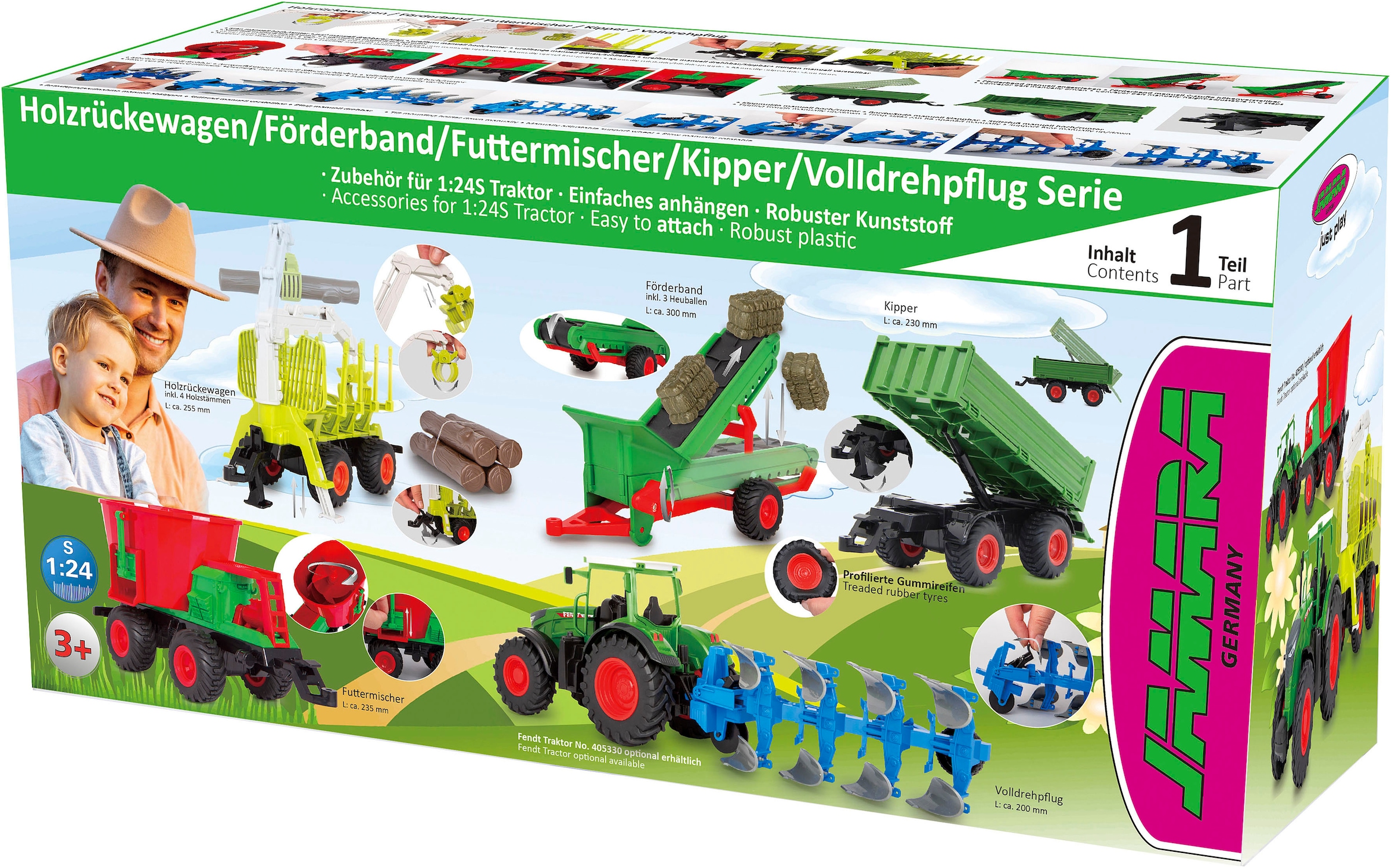 Jamara Spielzeug-Landmaschine »Kipper 1:24S«