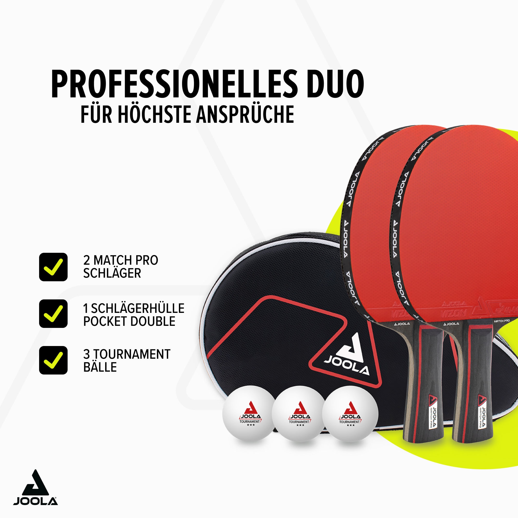 Joola Tischtennisschläger »Tischtennis-Set Duo Pro«