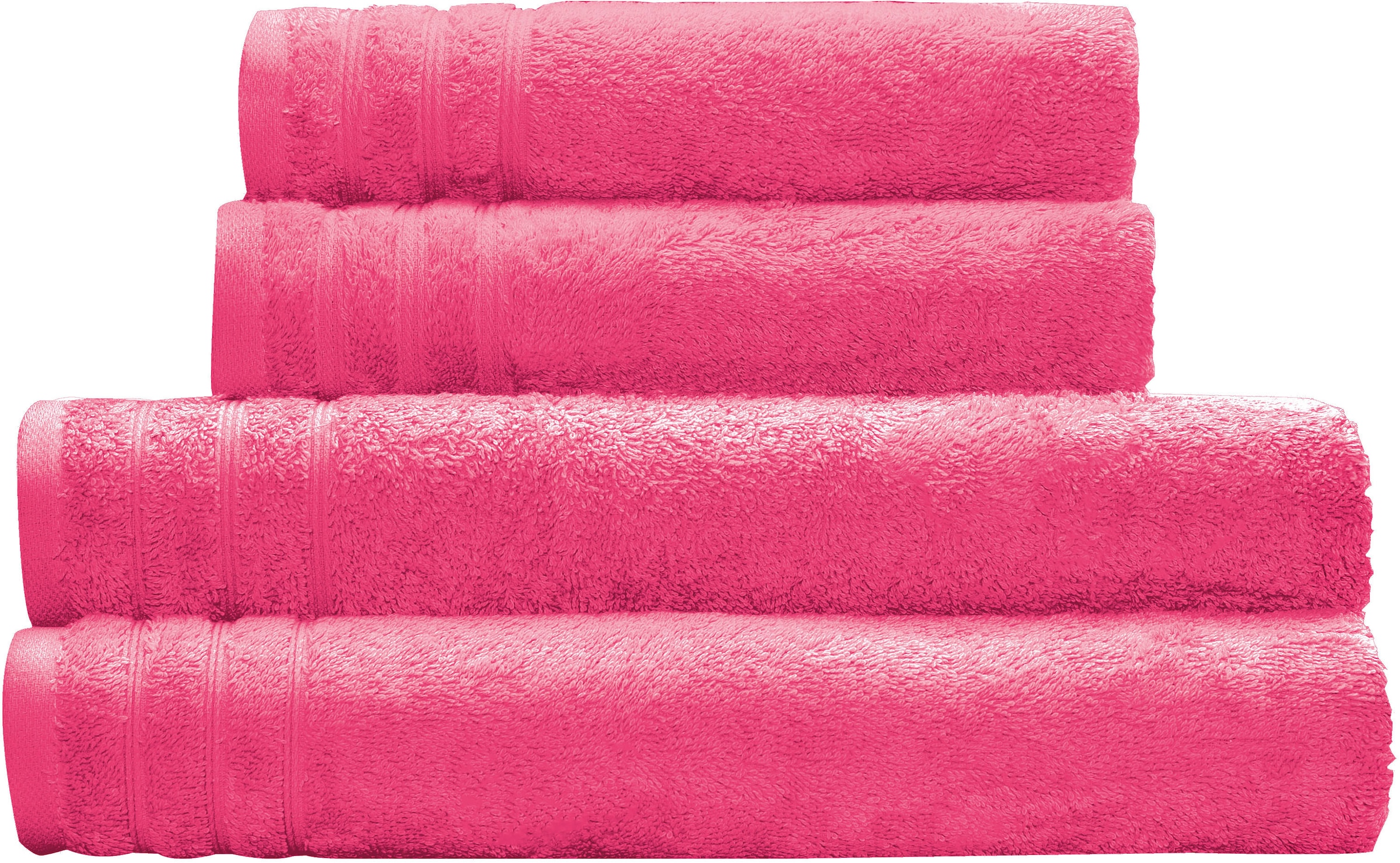 Kleine Wolke Handtücher »Royal, 1 Stück (50/100 cm)«, (1 St., Handtuch 50 x 100 cm), Uni Farben, mit Bordüre, weich, auch in verschiedenen Sets erhältlich
