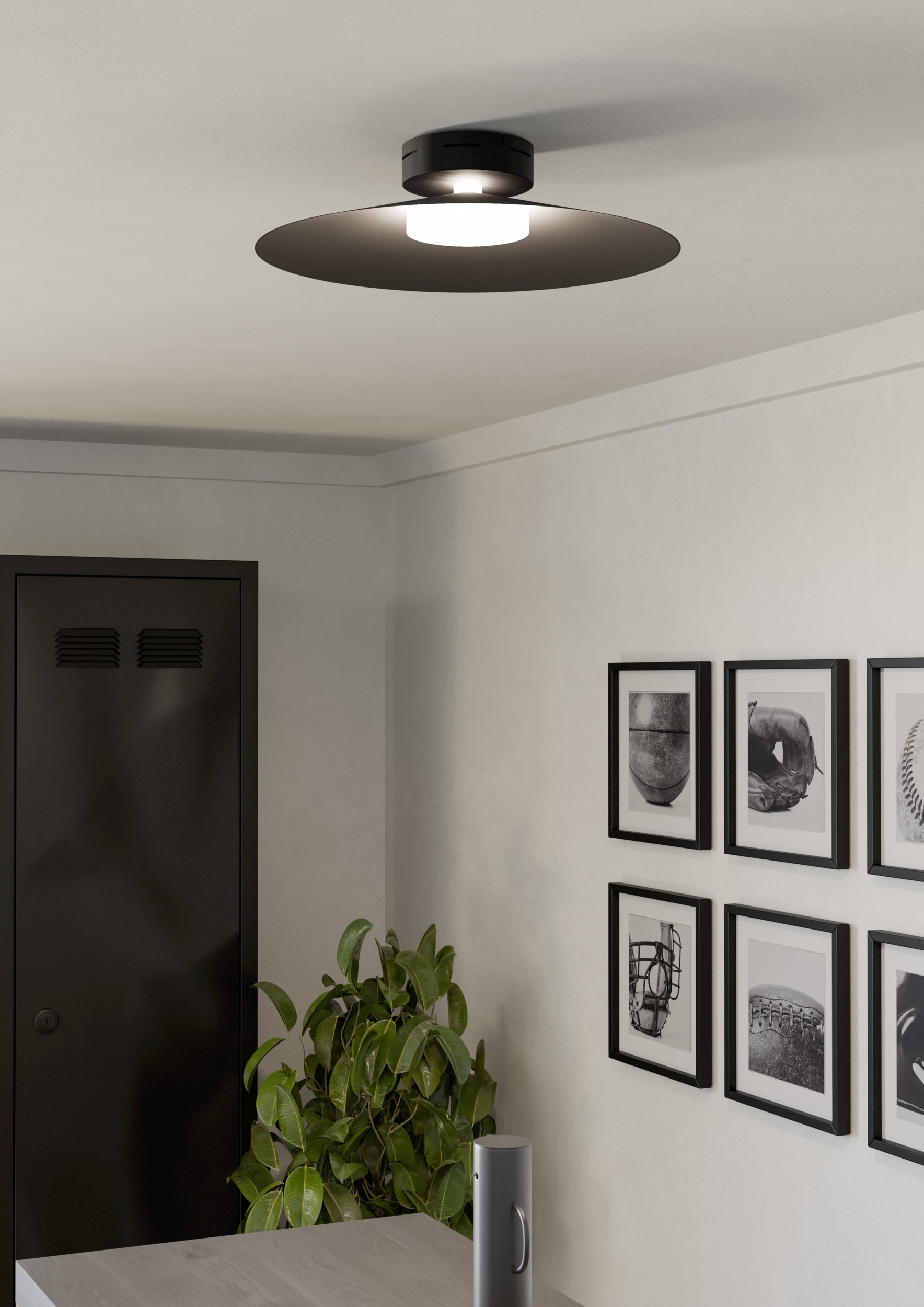 EGLO LED Deckenleuchte »CONOMAVILLA-Z Deckenlampe - Stahl - LED - 15,5W - IP20« LED-Modul 1 Stk. Kaltweiß | Neutralweiß | RGB | Warmweiß Wohzimmerlampe, Esszimmerlampe, Flur, Schlafzimmer, H11 x Ø45 cm