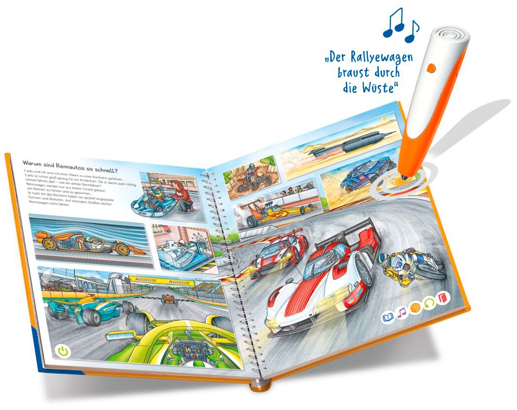 Ravensburger Kinderbuch »tiptoi® Wieso? Weshalb? Warum? - Faszinierende Fahrzeuge« Made in Europe