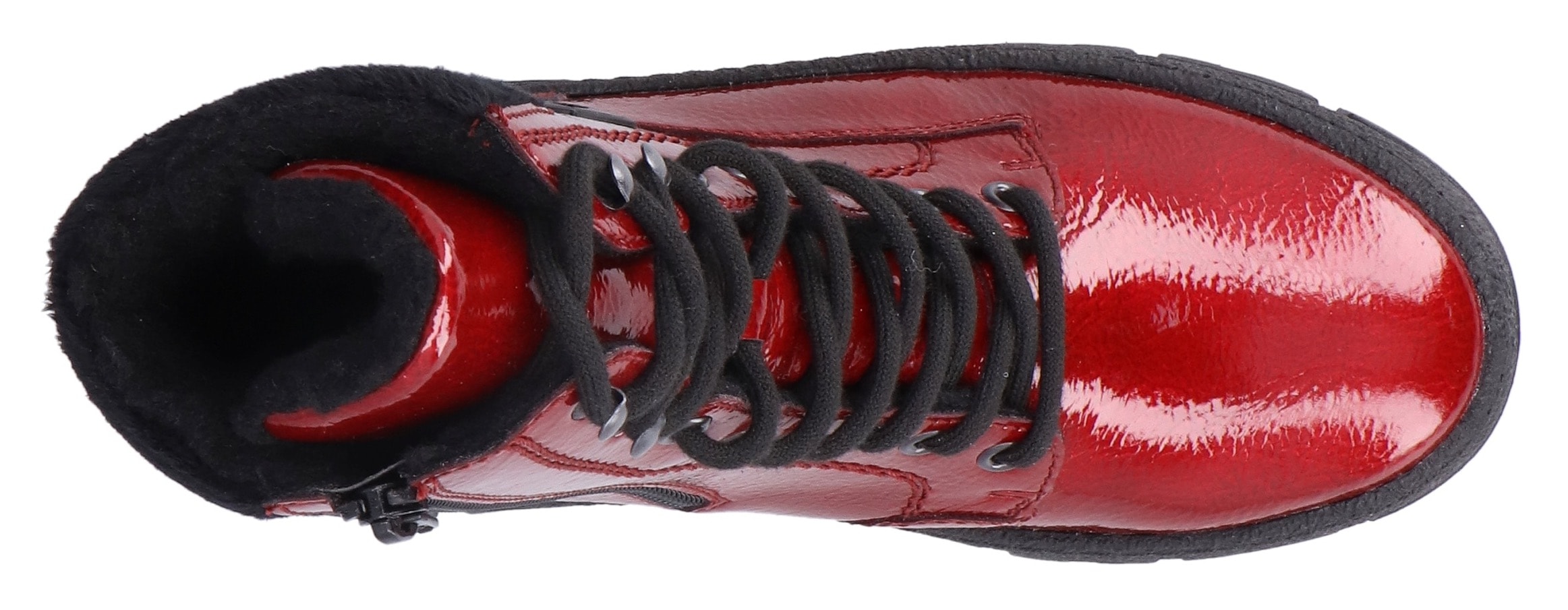 Rieker Winterstiefelette  Plateauboots, Winterboots mit Innenreißverschluss, bequeme Form