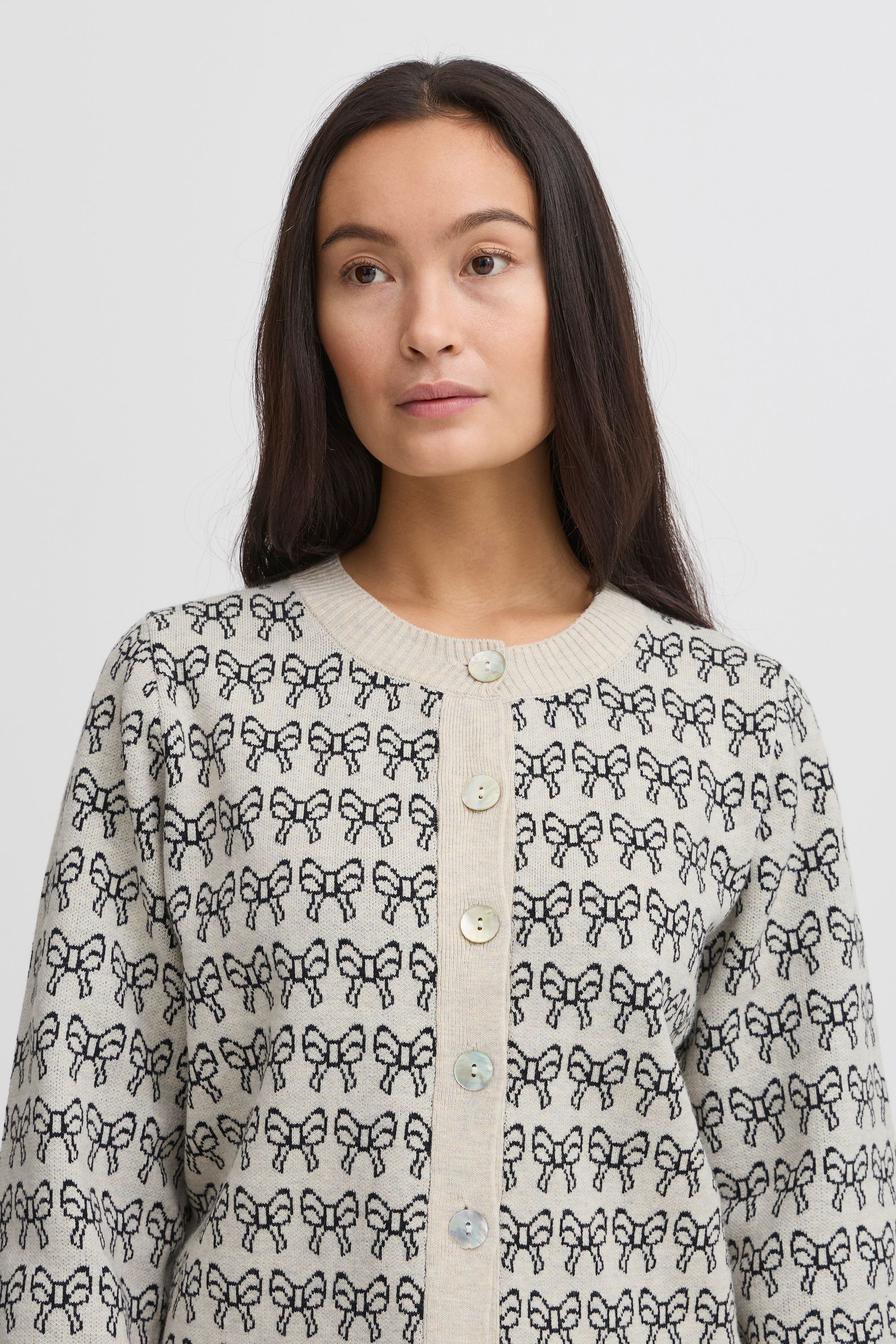Ichi Strickweste »Strickjacke IHBRIELLE CA3«