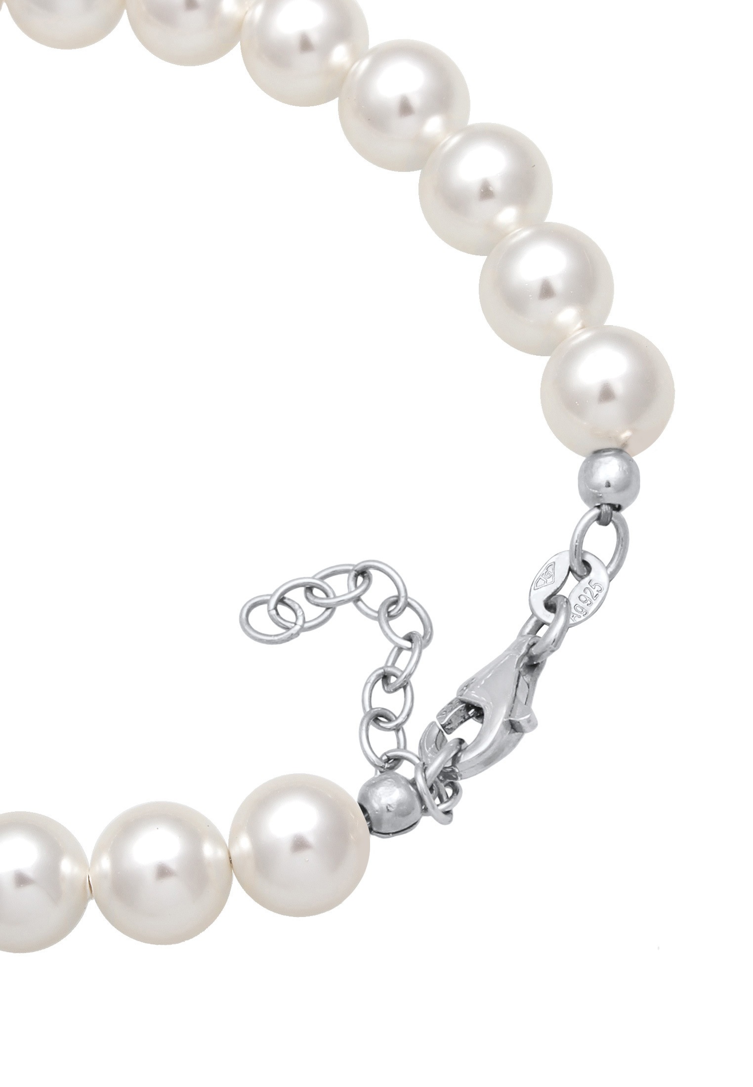Elli Armkette »Armband Imitationsperlen 925 Silber«