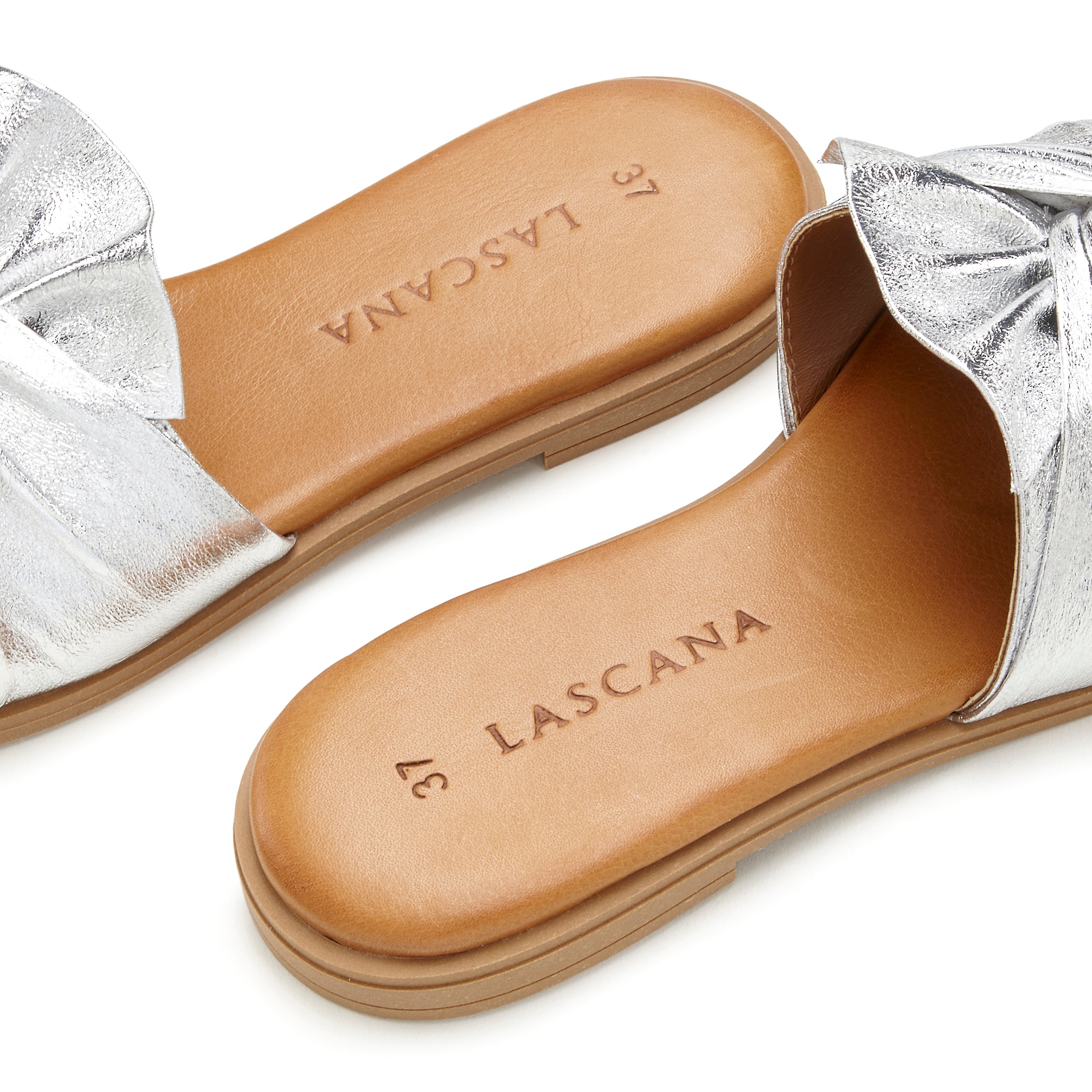 LASCANA Pantolette »Mule, Sandale, offener Schuh«, aus Leder