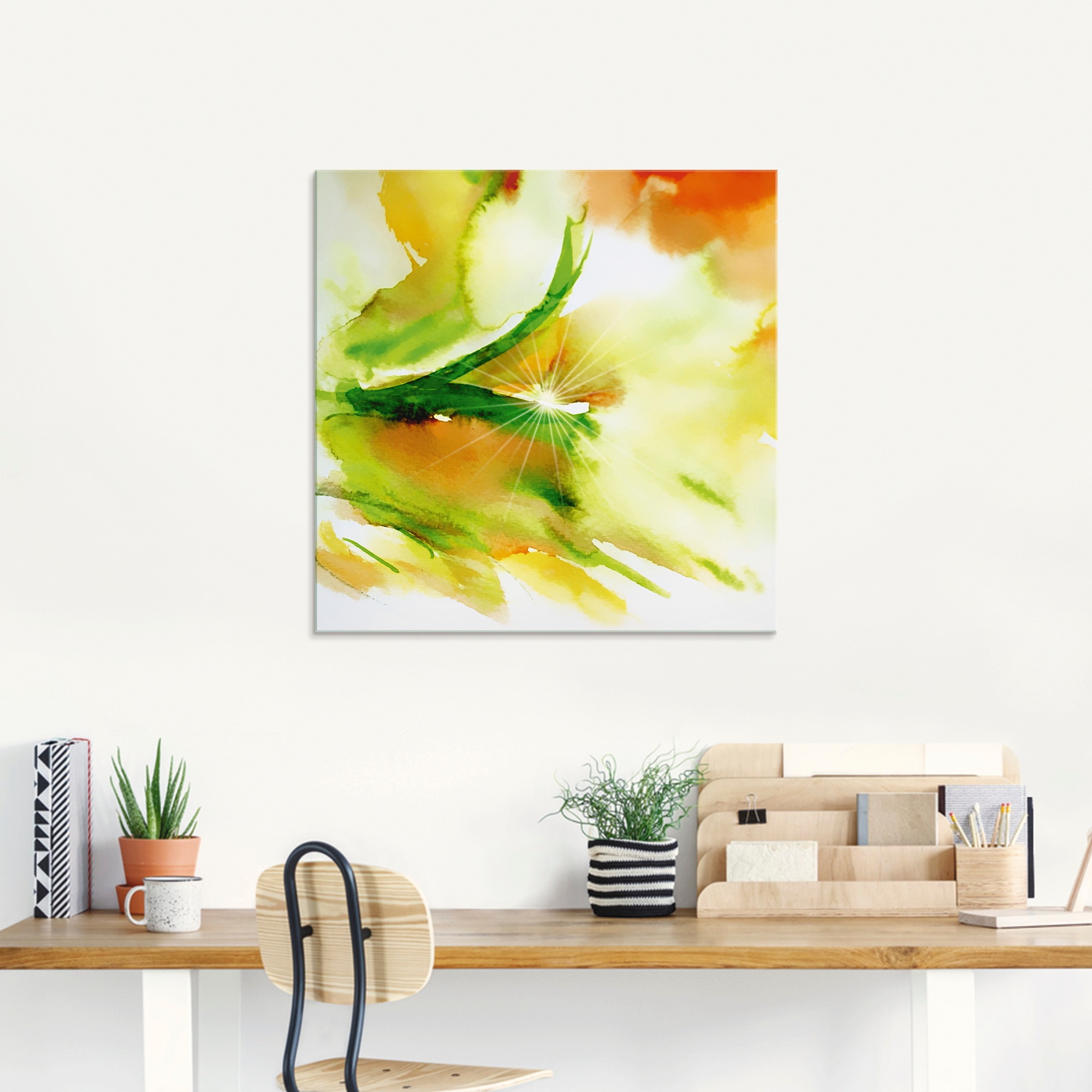 Artland Glasbild »Morgenlicht« Gegenstandslos 1 Stk. tlg. in verschiedenen Größen