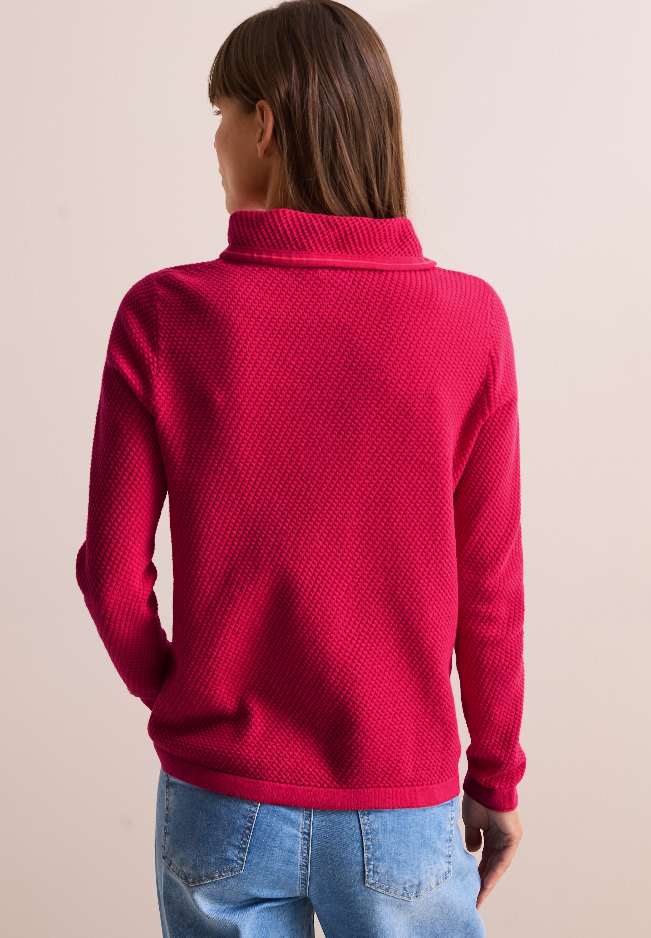 Cecil Strickpullover, mit Struktur