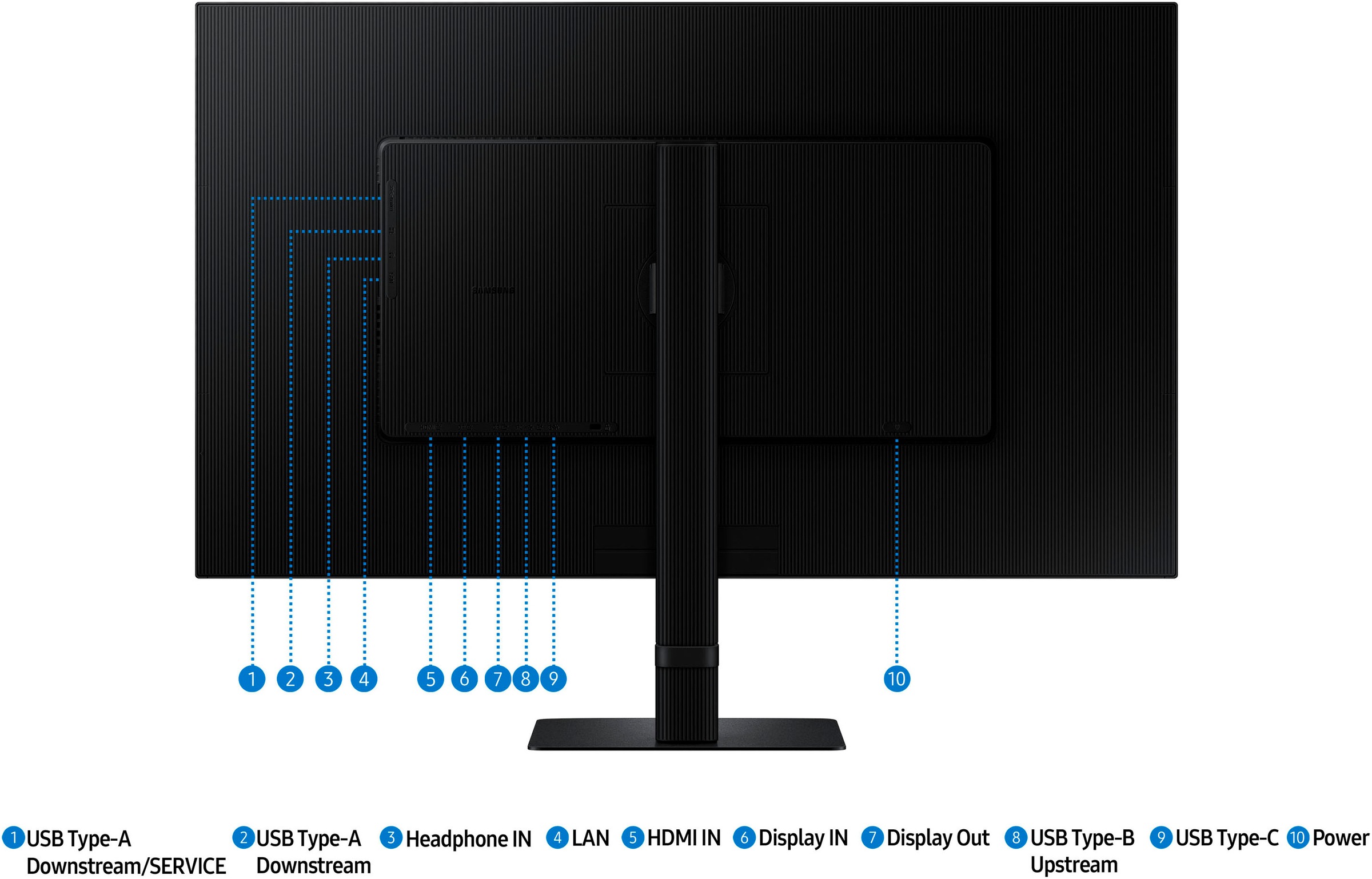 Samsung LED-Monitor »S60UD« 80 cm/32 ″  2560 x 1440 px Quad HD 5 Reaktionszeit 100 Hz