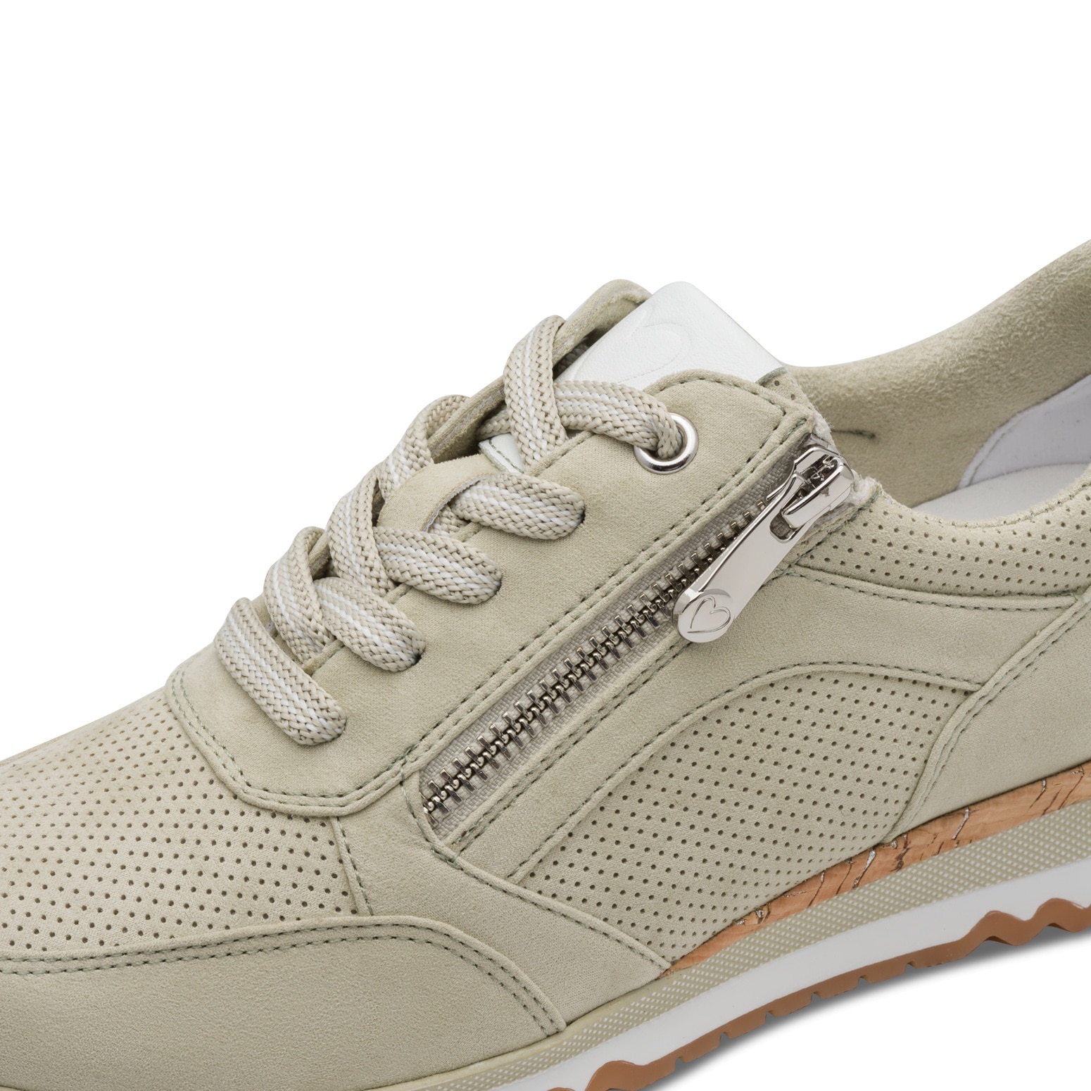 MARCO TOZZI Keilsneaker  , Freizeitschuh, Halbschuh, Schnürschuh in veganer Verarbeitung