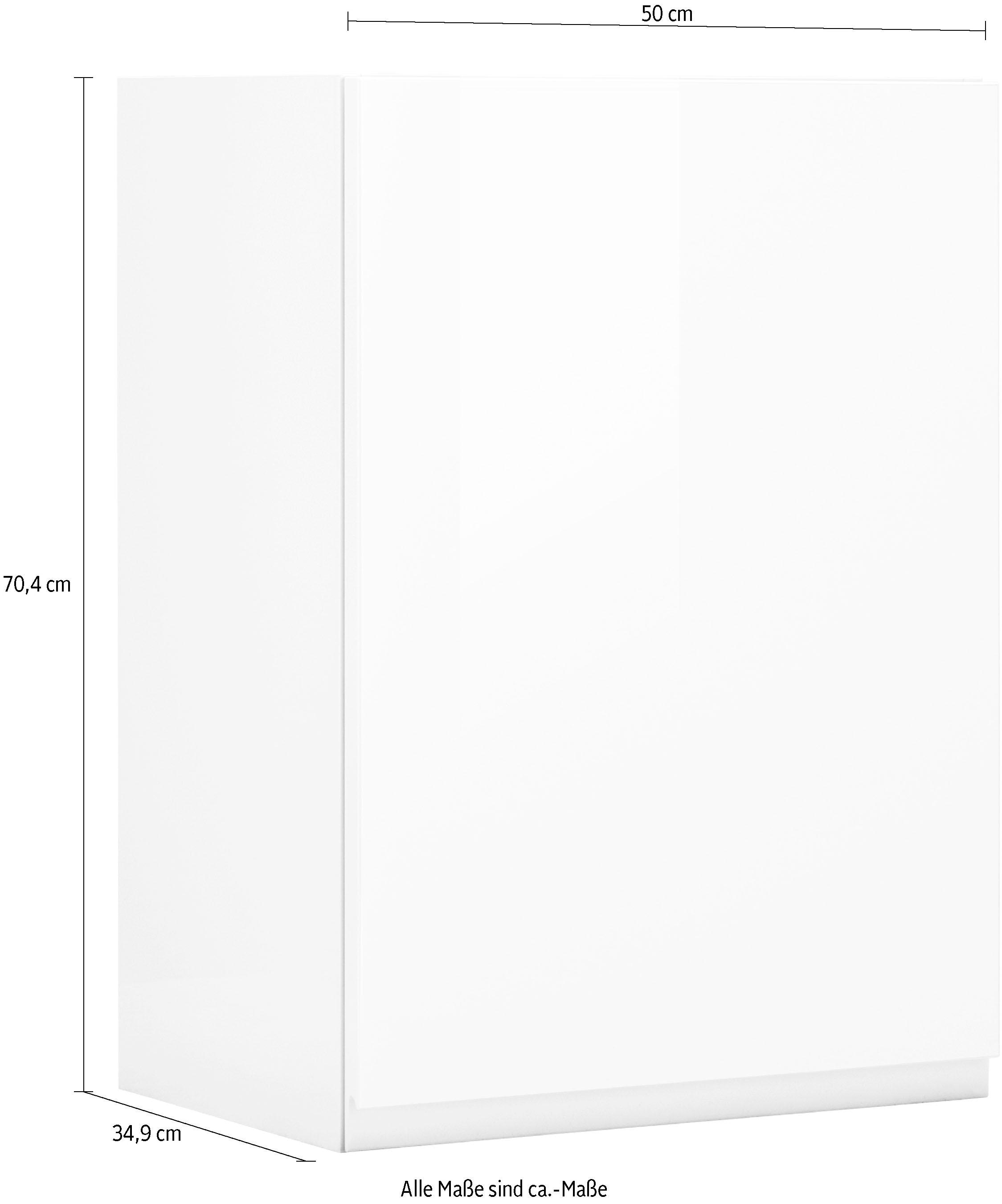 KOCHSTATION Hängeschrank »KS-Avio«, mit Soft-Close-Funktion und hochwertiger Hochglanz-Front, Breite 50 cm