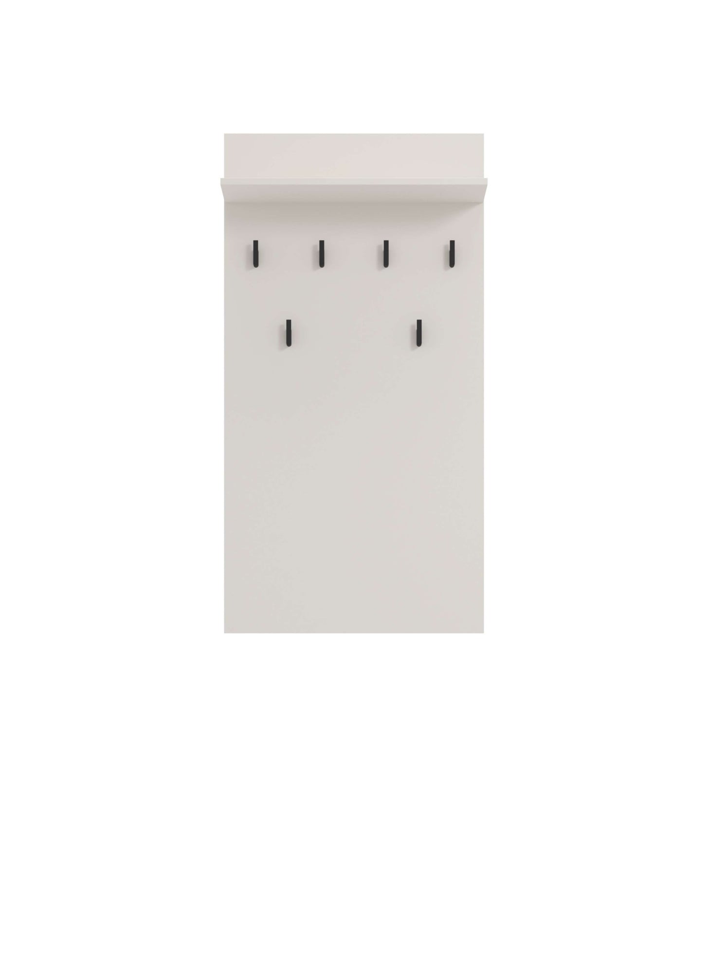 Home affaire Garderobenpaneel »Arran, Wandregal Wandpaneel, Wandgarderobe praktisch & stillvoll« mit 6 Kleiderhaken und Ablage für Accessoires, Breite 63 cm