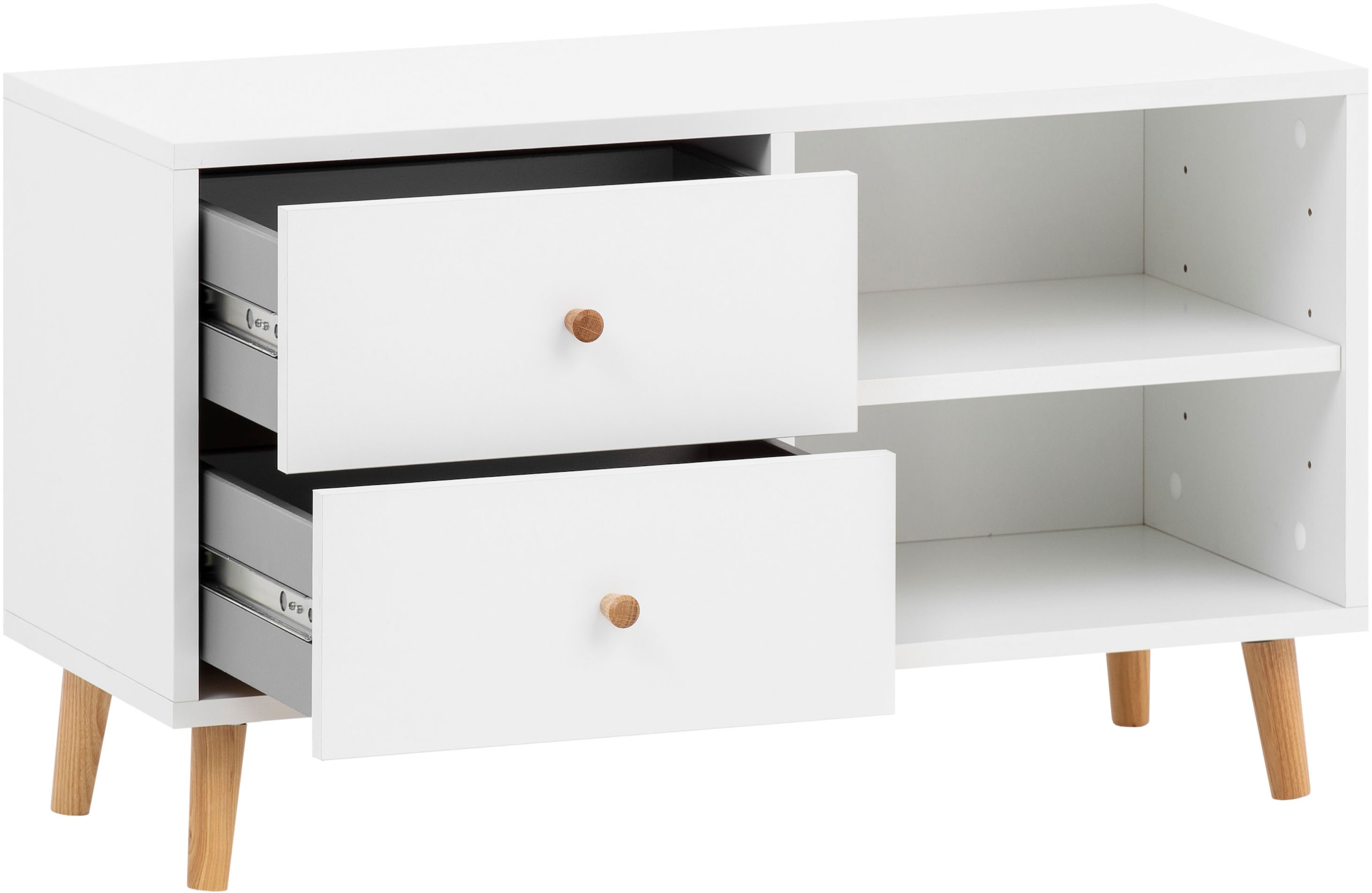 Schildmeyer Bank »Bjarne, Breite 78 cm« Griff und Möbelfüße aus Massivholz