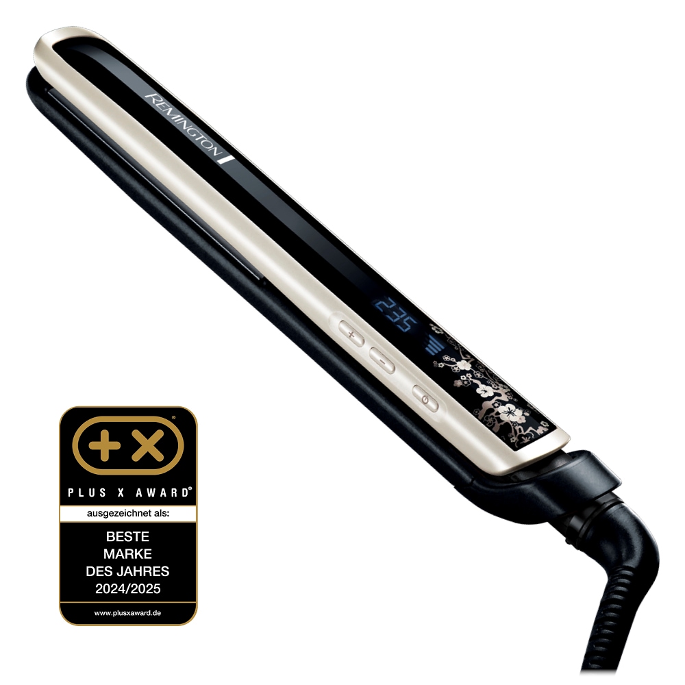 Remington Glätteisen »Pearl S9500«, Keramik, Professionell, Keramikbeschichtung mit echten Perlen, LCD display