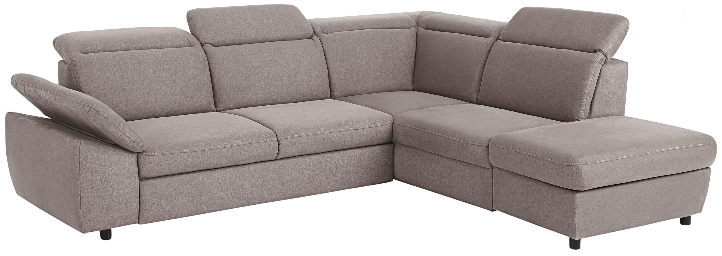Home affaire Ecksofa »Mauritius L-Form«, mit Ottomane, mit Kopfteil- und Armlehnverstellung