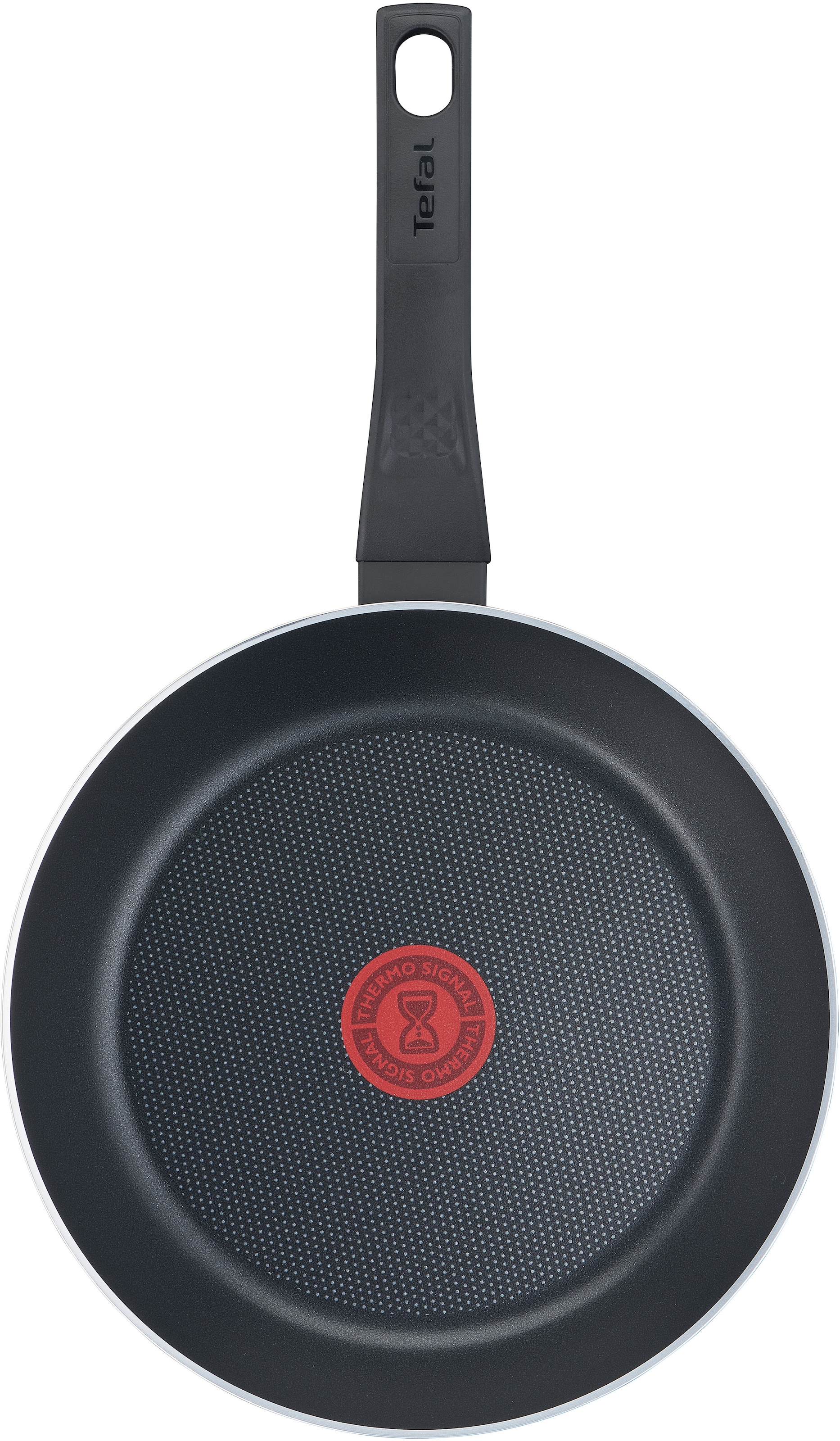 Tefal Bratpfanne »Tefal Easy Cook & Clean Pfanne, Mühelose Reinigung, Antihaftversiegelung, Thermo-Signal Temperaturanzeiger, Diffusion Pfannenboden, Gleichmäßige Wärmeverteilung, Gesundes Kochen, Sicheres Kochgeschirr«, Aluminium, (1tlg.), Titanium
