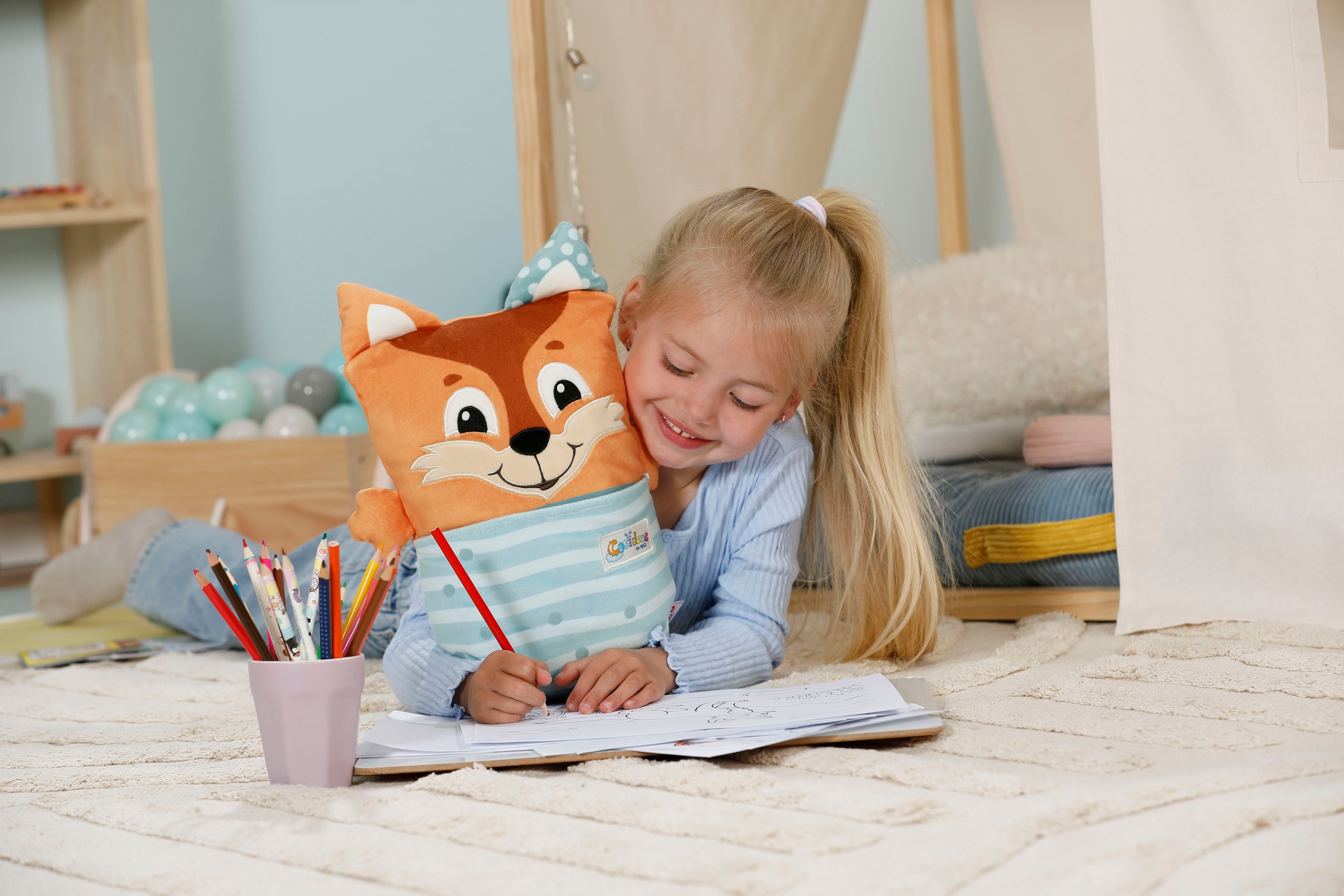 Nici Kuscheltier »Cosidoos, Fuchs mit Wendefunktion 30x20 cm«