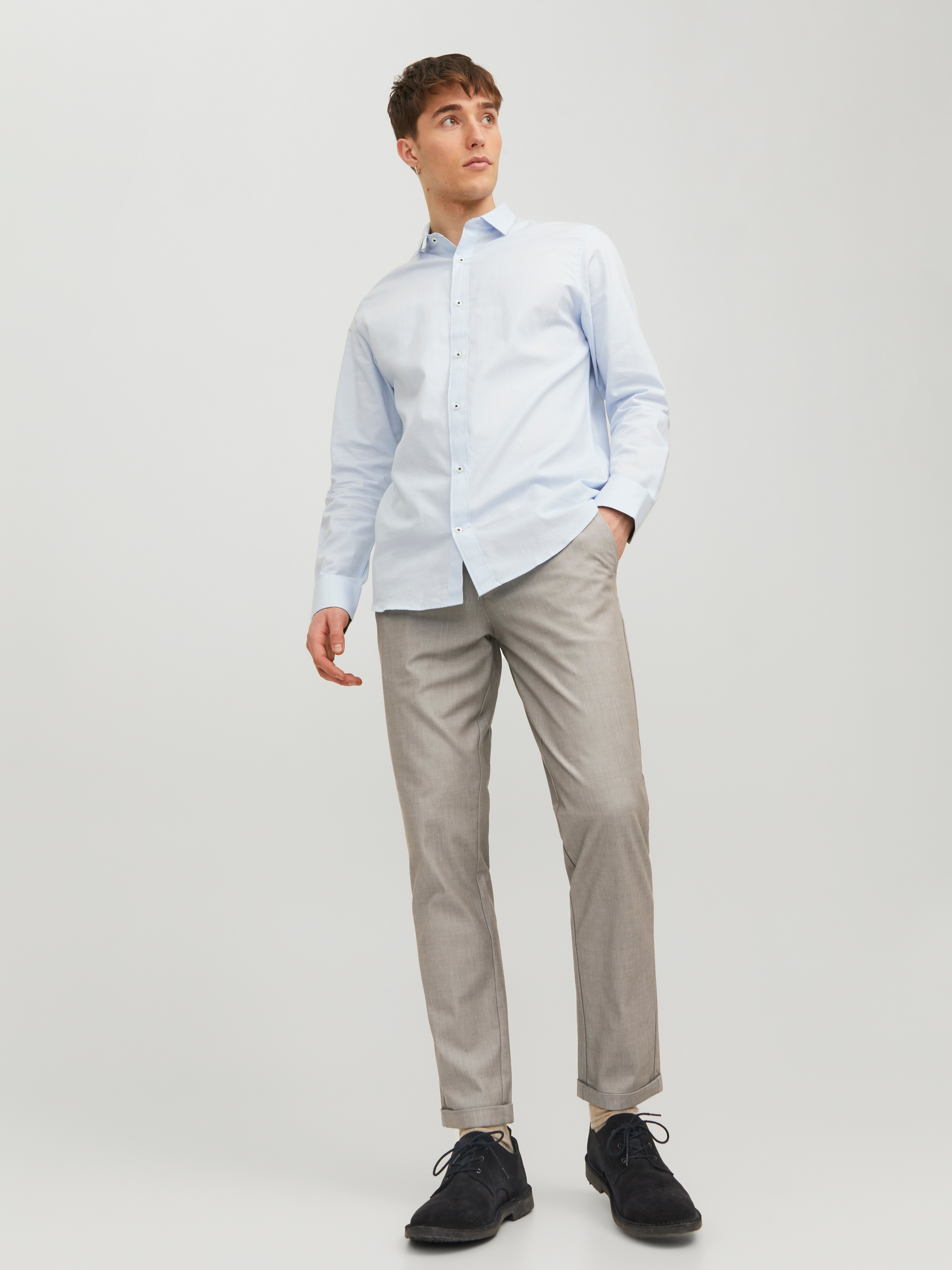 Jack & Jones Chinohose »MARCO – Chinohose mit Stretchanteil und Komfort«  modisch, slim fit, Web