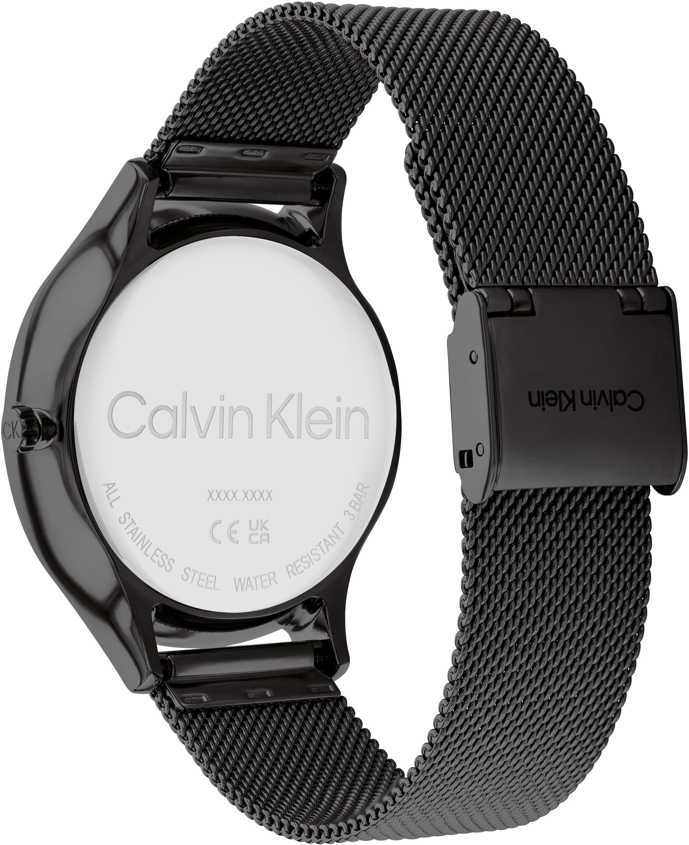 Calvin Klein Multifunktionsuhr »TIMELESS MULTIFUNCTION«, Quarzuhr, Armbanduhr, Damenuhr, Datum, Edelstahlarmband