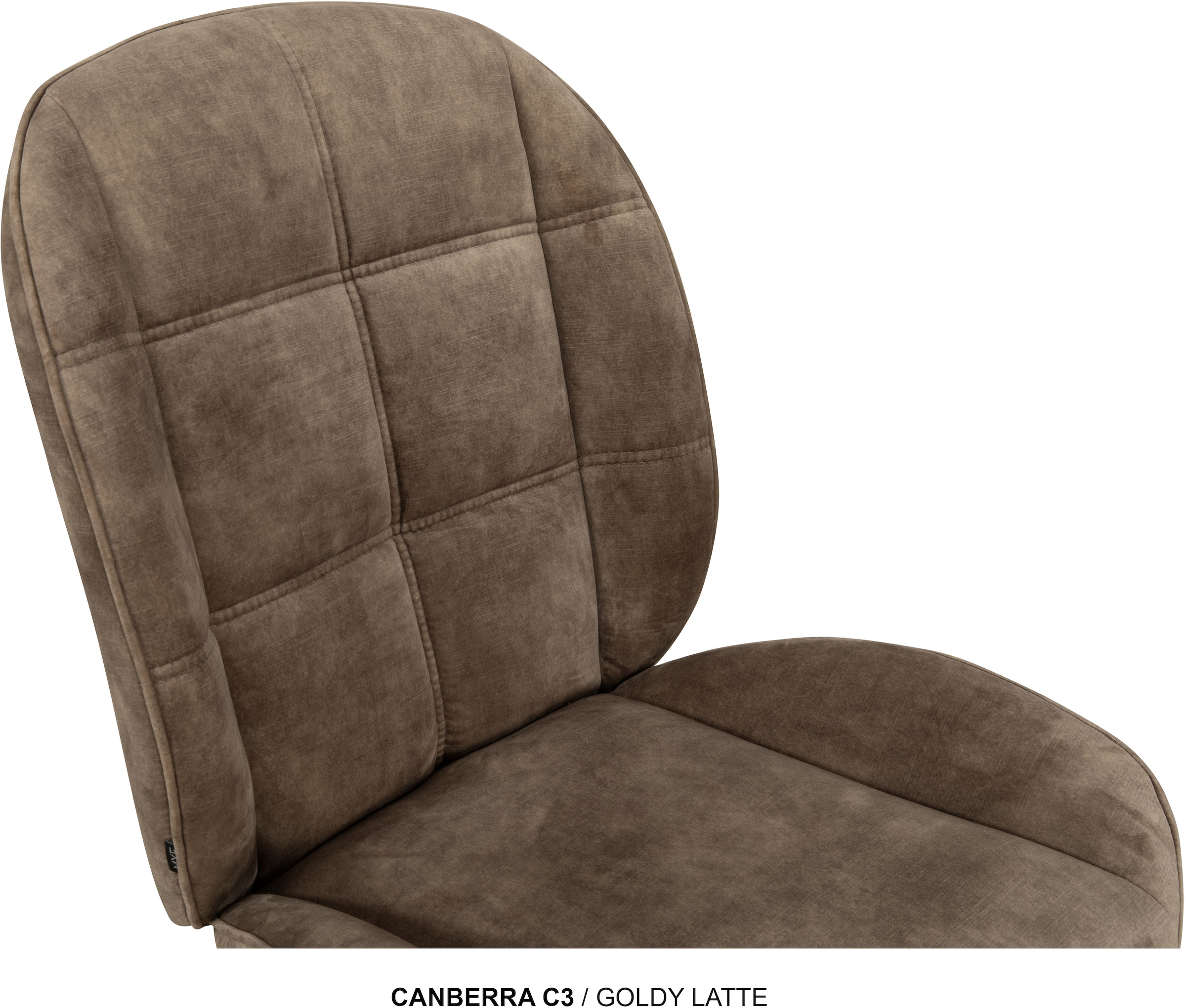 OMG Design Esszimmerstuhl »Canberra« (Set) 1 Stk.Esszimmerstuhl, pflegeleichter Samtvelour Bezug