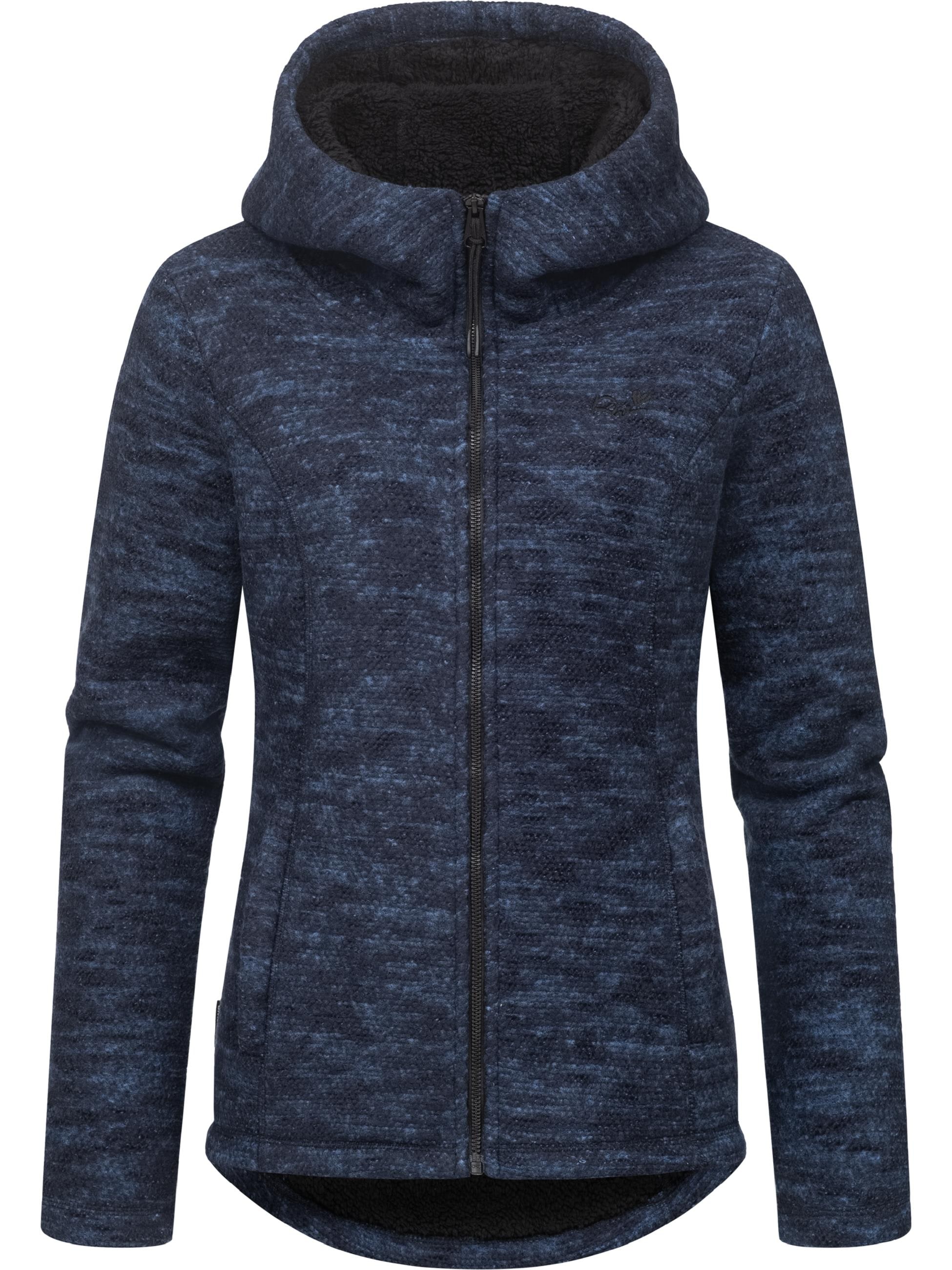 Ragwear Kapuzensweatjacke »Kapuzenstrickjacke Lyshka Melange«