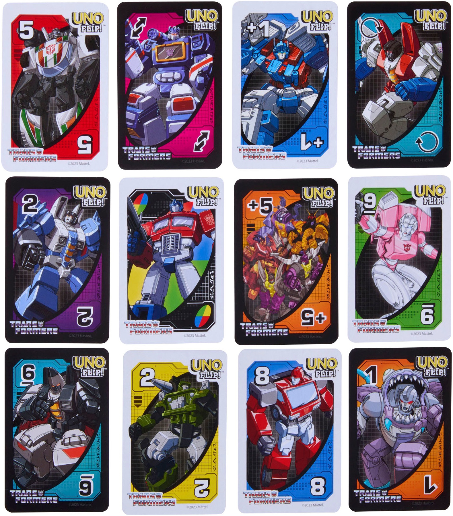 Mattel games Spiel »UNO Flip Transformers«