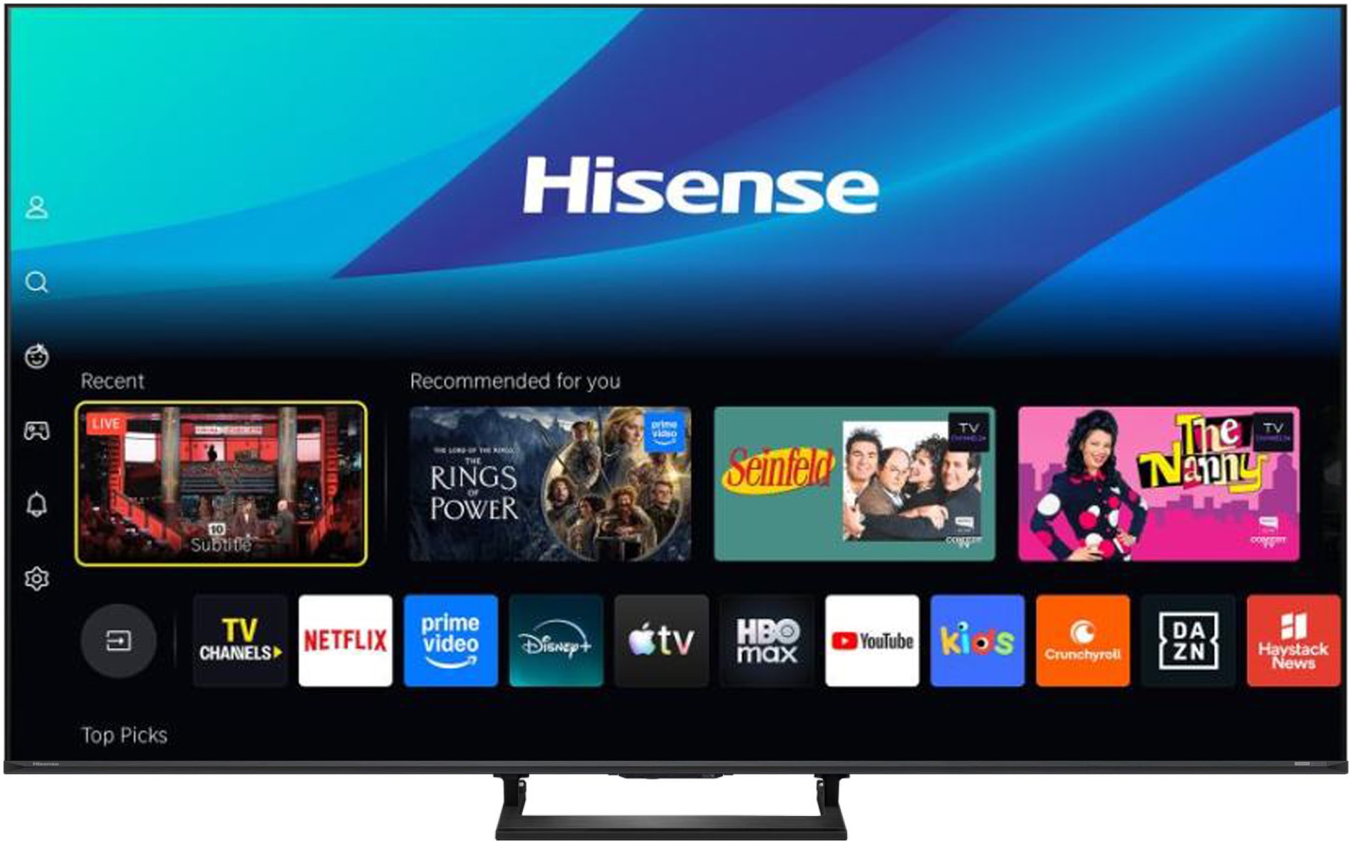 Hisense Mini-LED-Fernseher »75E8S« 189 cm/75 ″ Smart-TV