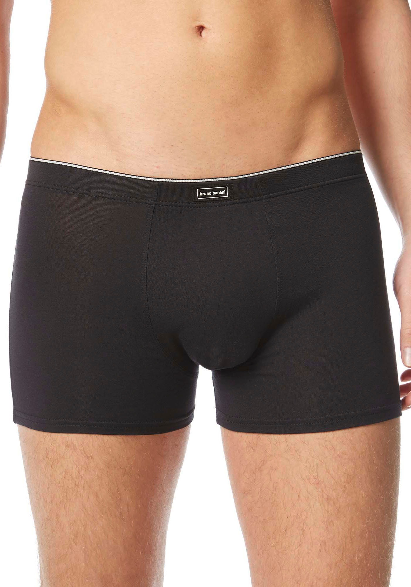 Bruno Banani Boxershorts »Short Infinity«, mit kontrastfarbenen Logobund