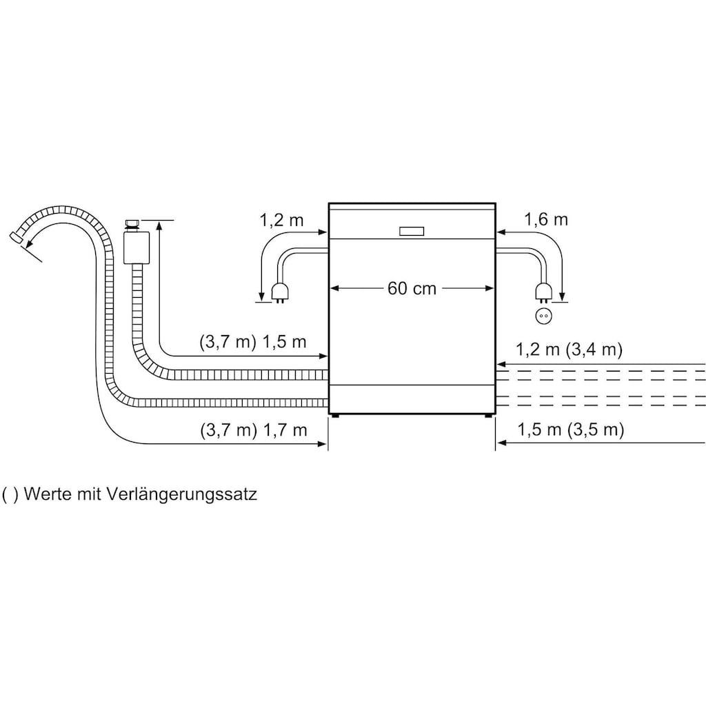 BOSCH vollintegrierbarer Geschirrspüler »SMV4ECX14E«, SMV4ECX14E, 13 Maßgedecke