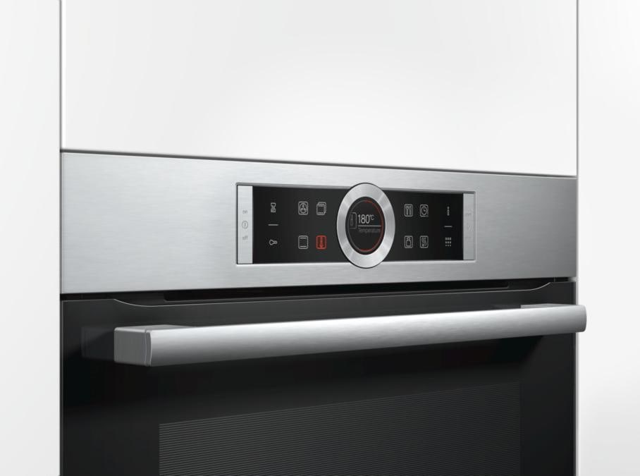 BOSCH Pyrolyse Backofen Serie 8 »HBG675BS1«, mit Teleskopauszug nachrüstbar, Pyrolyse-Selbstreinigung, mit AutoPilot