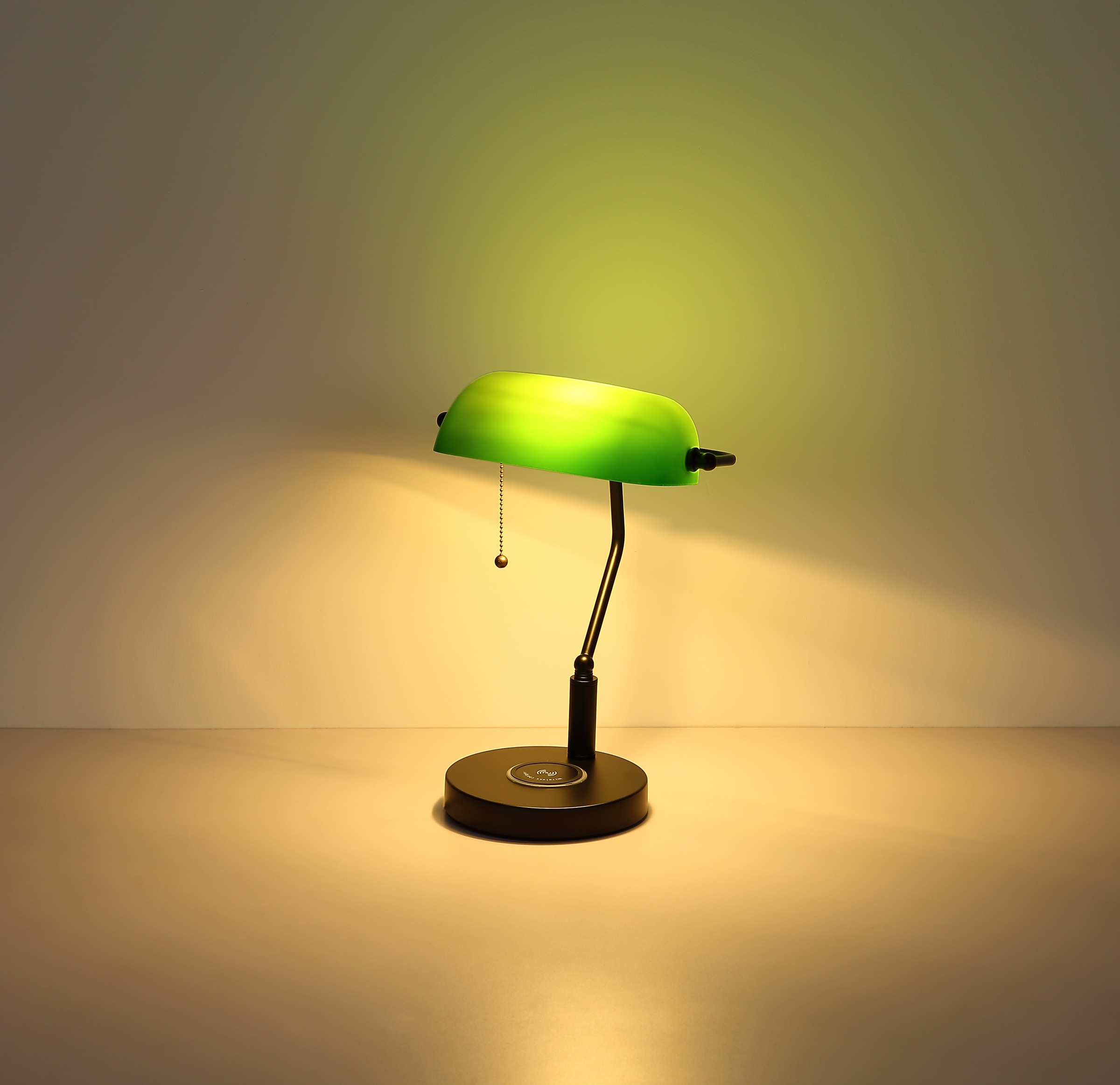 OTTO home »Eevva« E27 1 Stk. Wireless Ladefunktion, Bankerlampe, Zugschalter-Kette