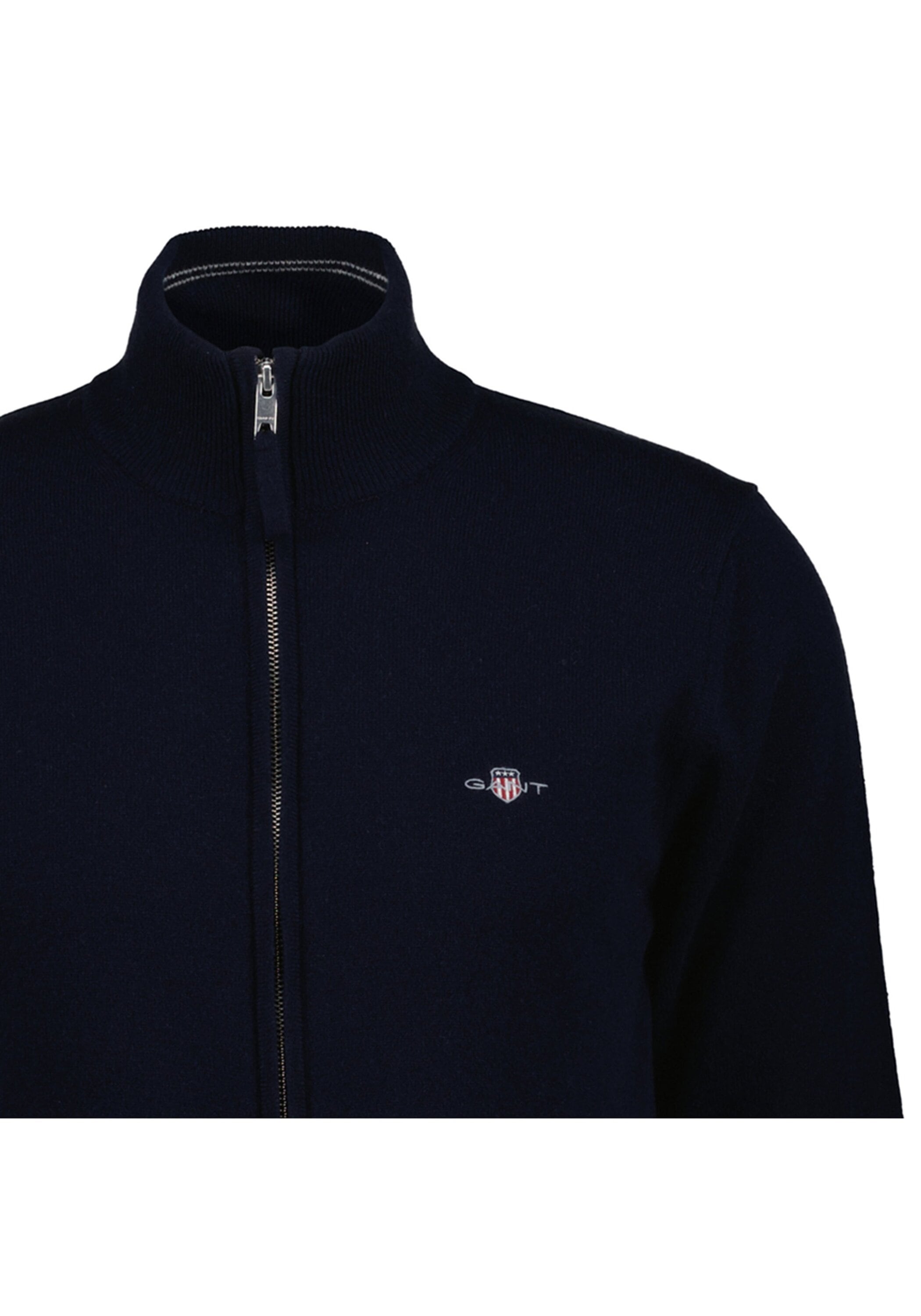 Gant Sweatshirt »Strickjacke SUPERFINE LAMBSWOOL ZIP CARDIGAN 1er Pack«, 1 Stk.
