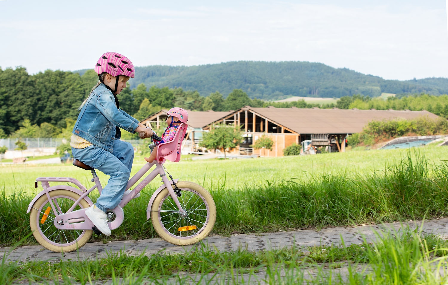 Baby Born Puppen Fahrradsitz