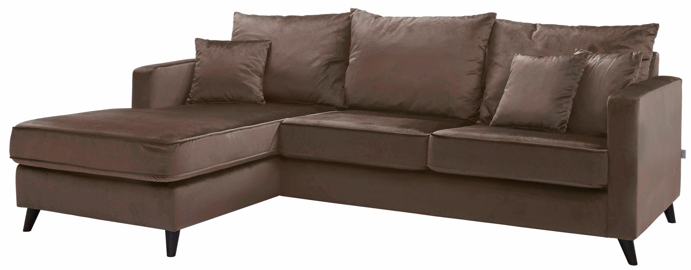 Guido Maria Kretschmer Home&Living Ecksofa »Renesse L-Form«, lose Kissen, Keder an Sitzkissen