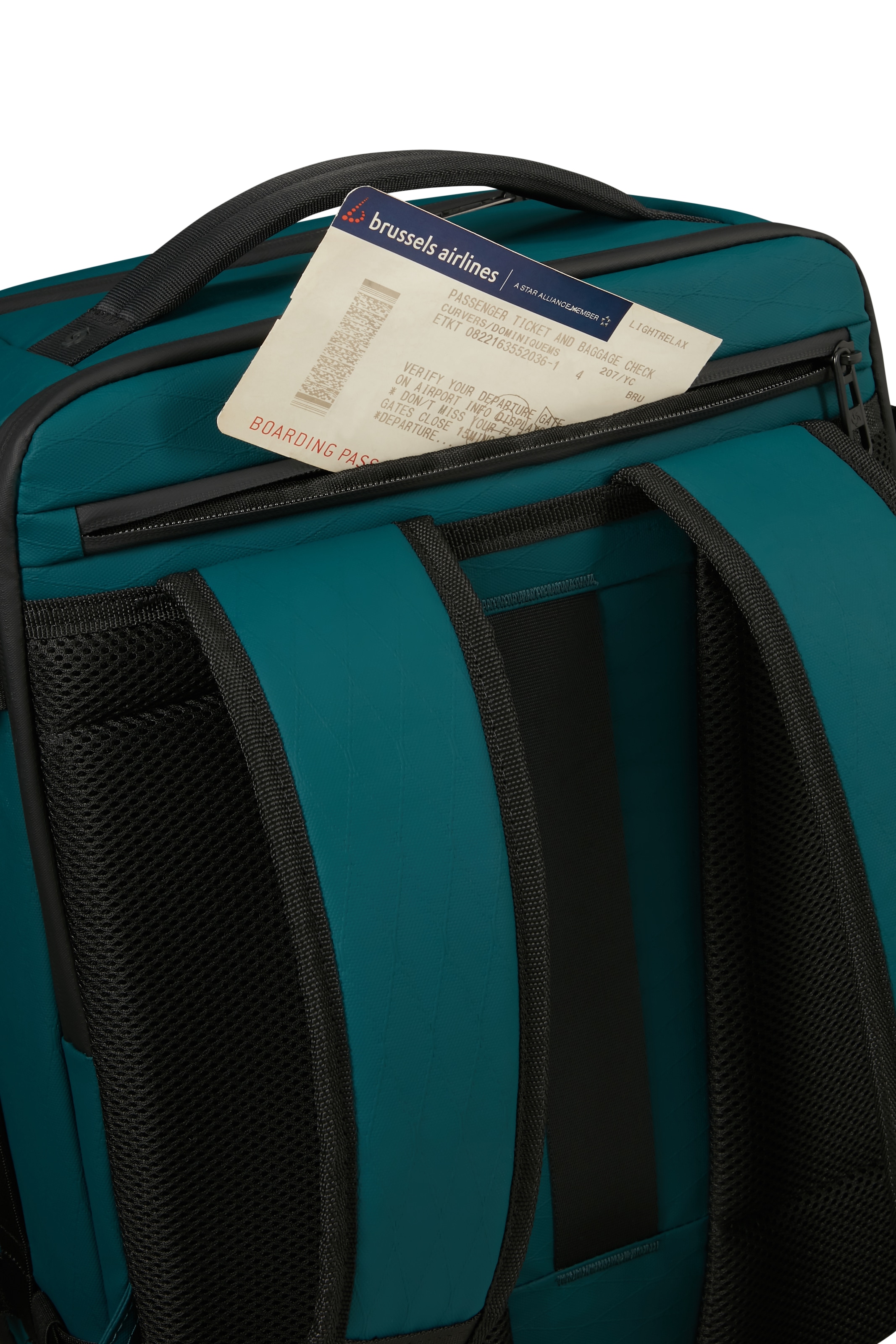 Samsonite Reiserucksack Sicherheitsfach am Rücken wasserabweisend
