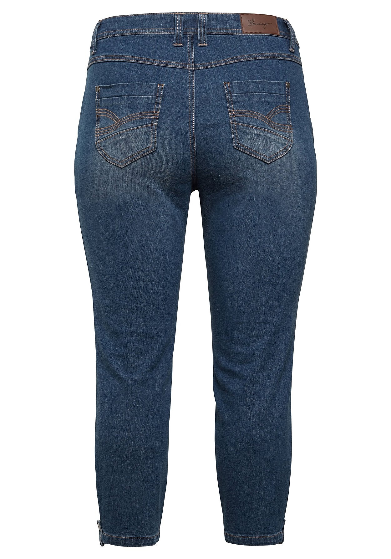 Sheego Stretch-Jeans »7/8-Jeans in 7/8-Länge mit Destroyed-Effekten«