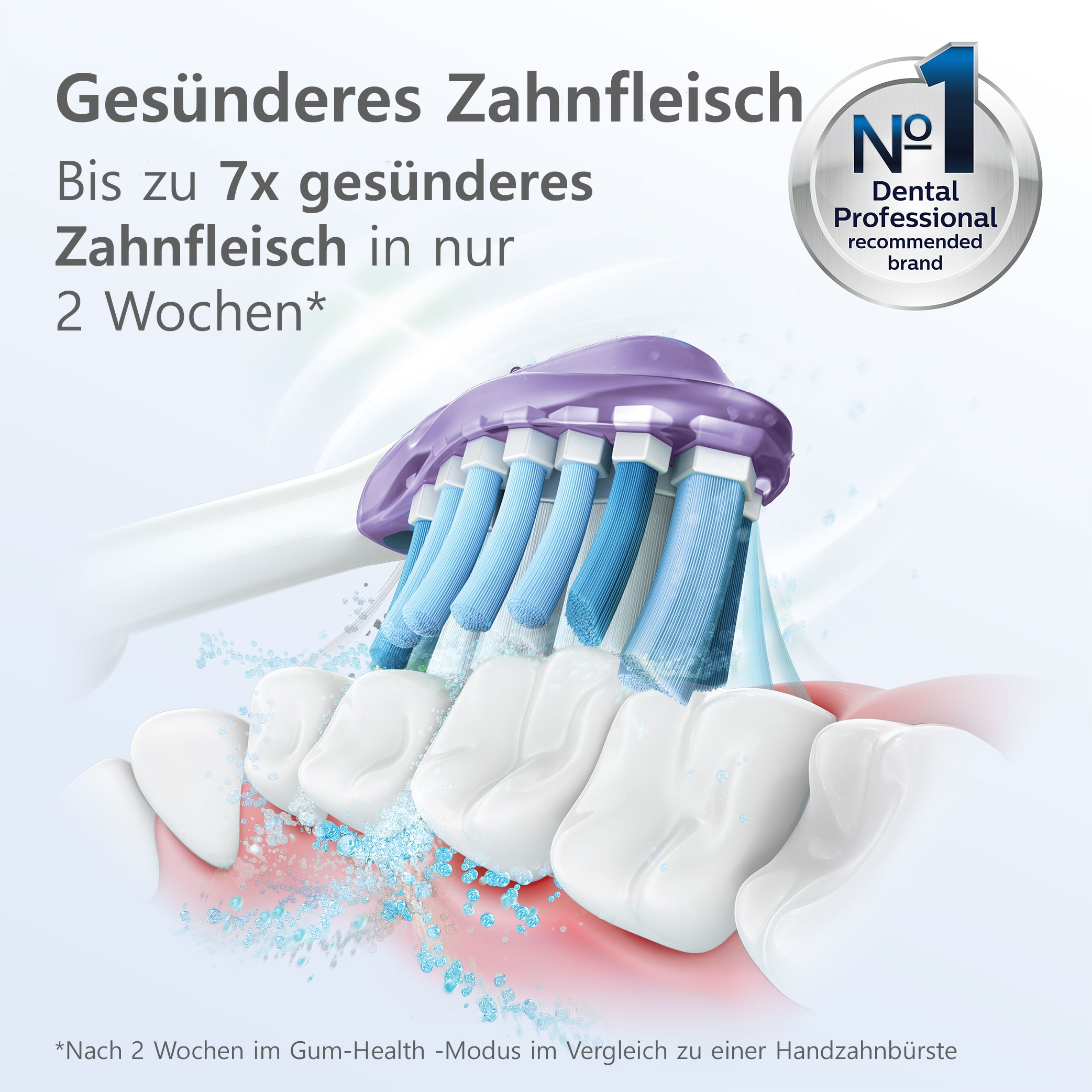 Philips Sonicare Aufsteckbürsten »G3 Premium Gum Care HX9054«, Standardgröße, mit Bürstenkopferkennung