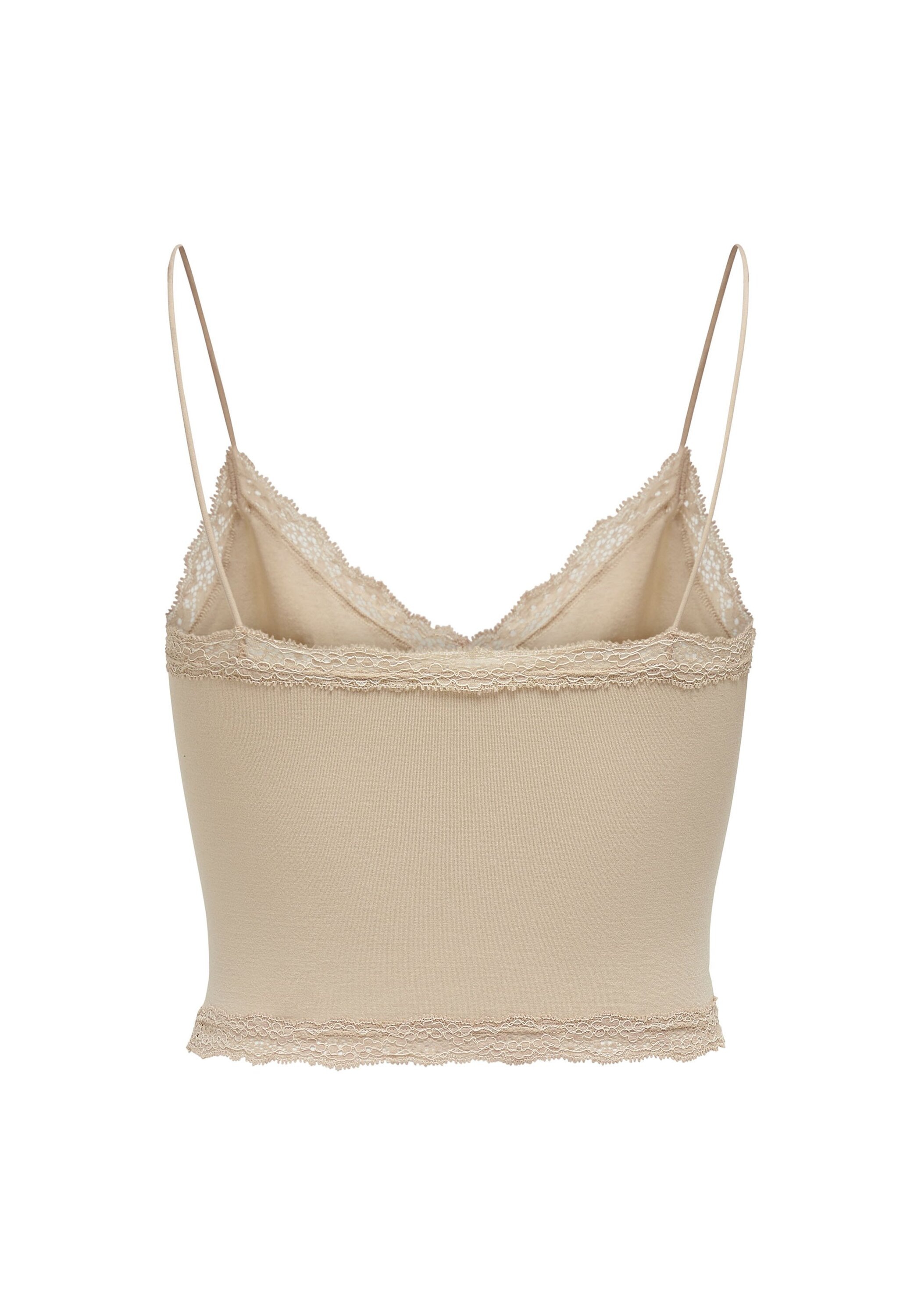 ONLY T-Shirt »T-Shirt ONLVICKY LACE SEAMLESS CROPPED TOP 1er Pack«