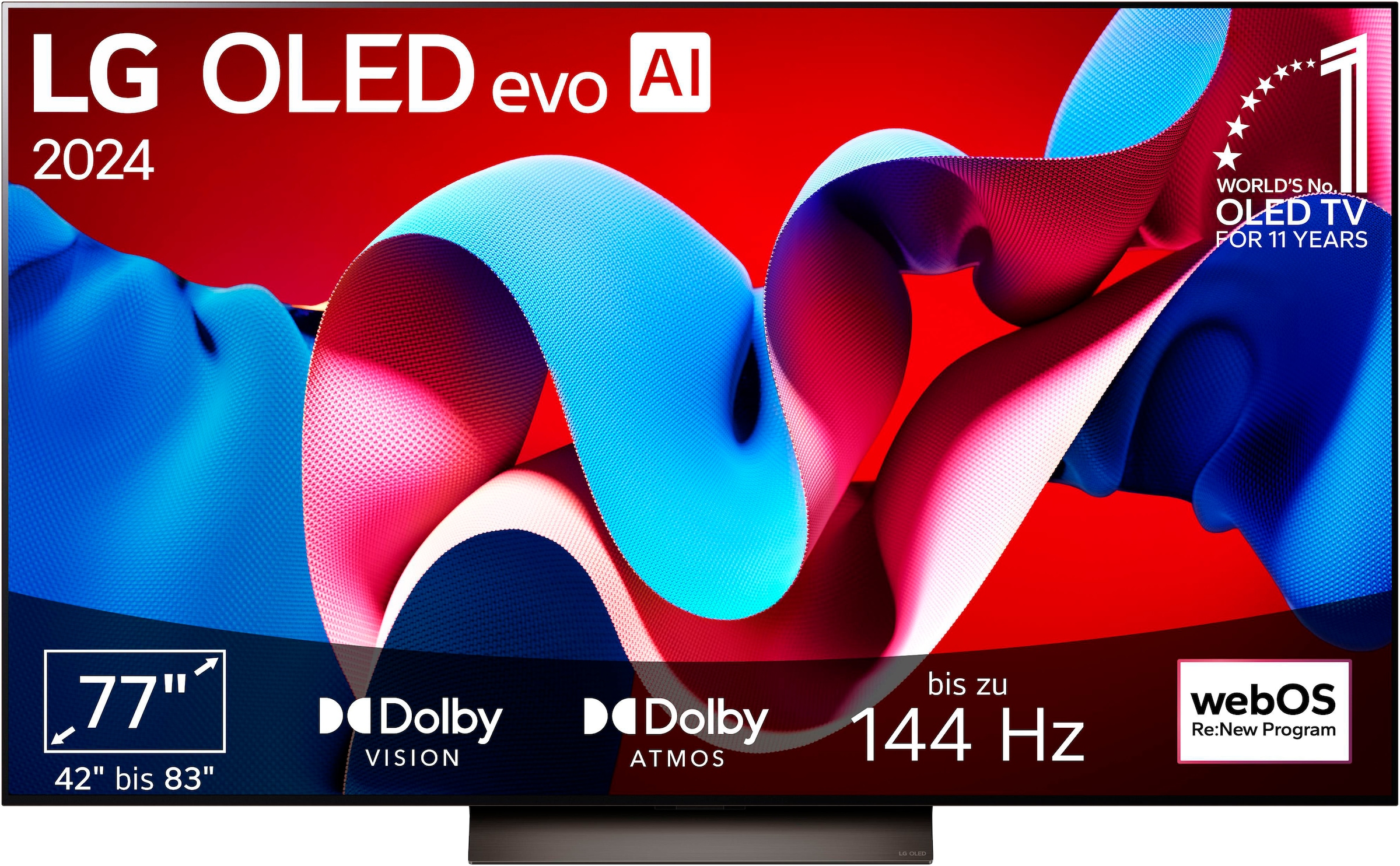 OLED-Fernseher, 195 cm/77 Zoll, 4K Ultra HD, Smart-TV