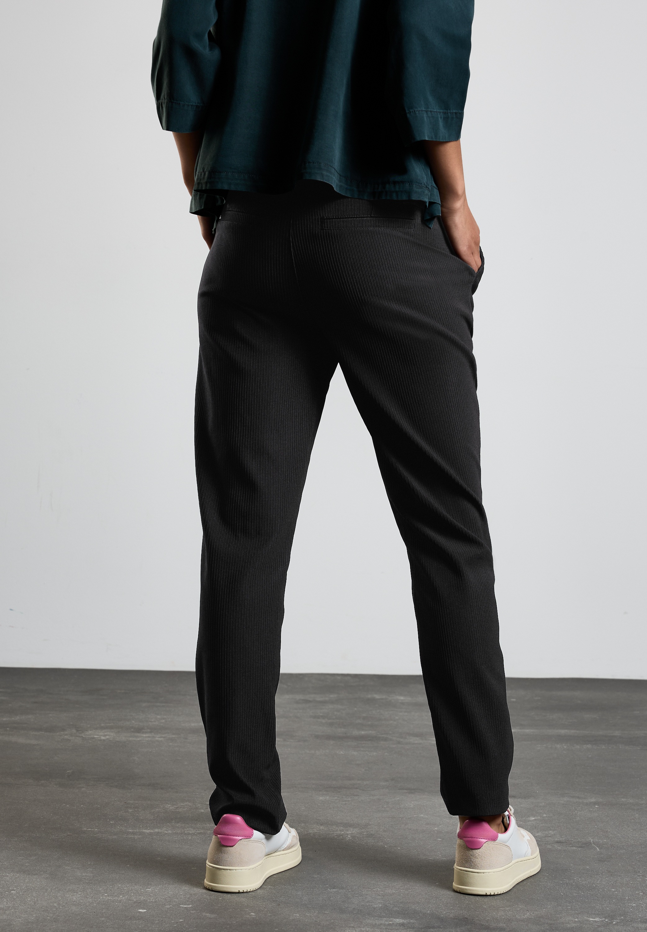 STREET ONE Homewearhose »Style Bonny«, mit Ripp-Struktur