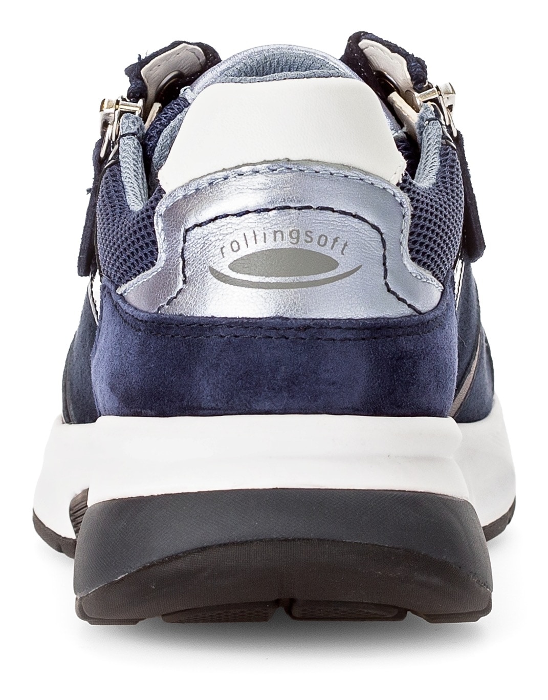 Gabor Rollingsoft Keilsneaker, Freizeitschuh, Halbschuh, Schnürer mit gepolstertem Schaftrand