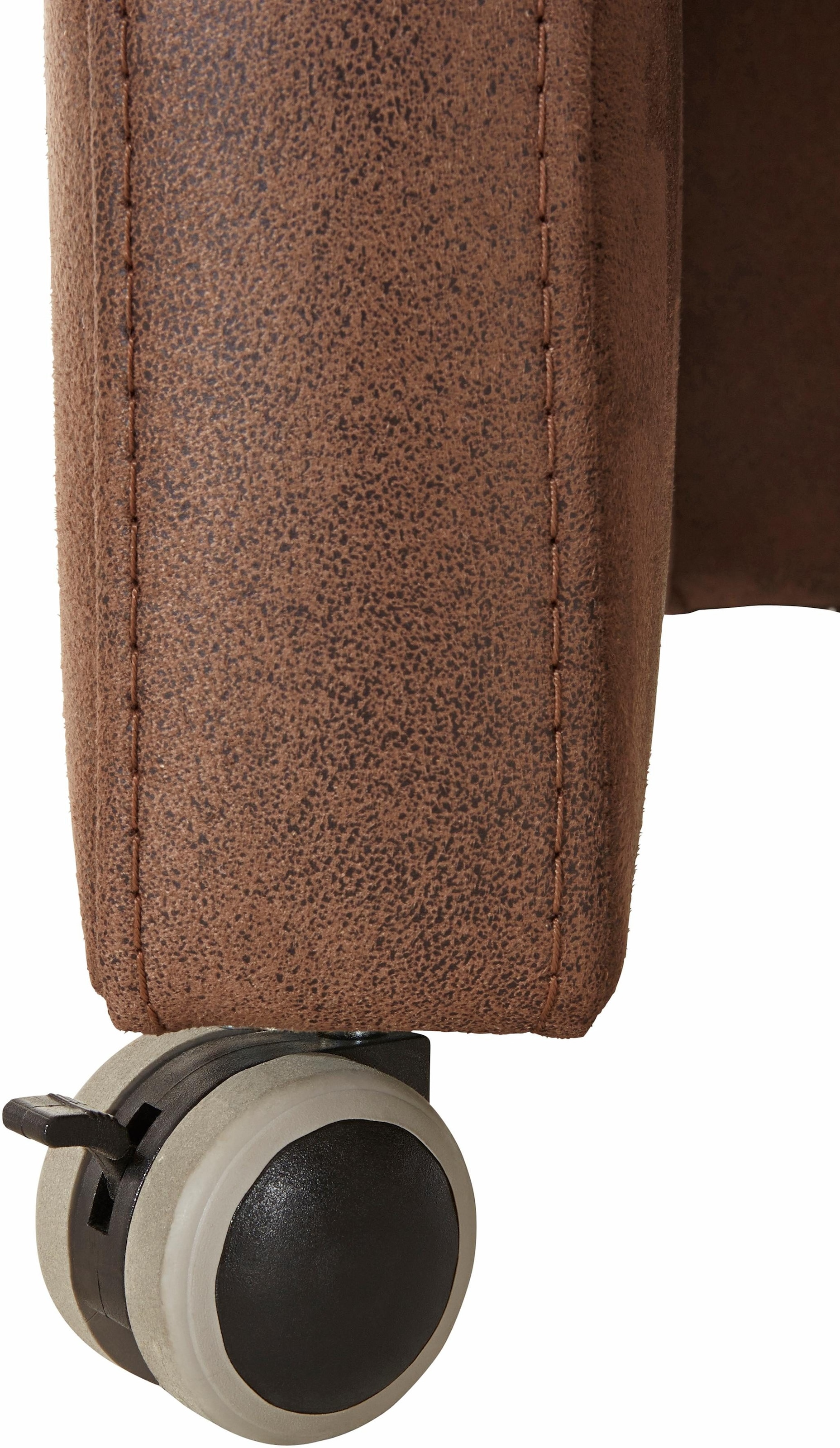 exxpo - sofa fashion Sessel »Cortado, Loungesessel auf Rollen, schmale Armlehnen, bequem« Breite 66 cm