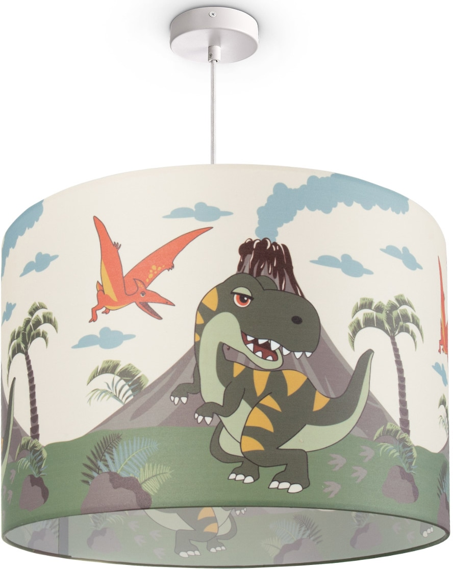 Paco Home 1 Kinderzimmer | kaufen Pendelleuchte Dinosaurier, Garantie »Diamond E27 LED XXL flammig-flammig, Lampe online mit Jahren 3 Deckenlampe 636«, Kinderlampe