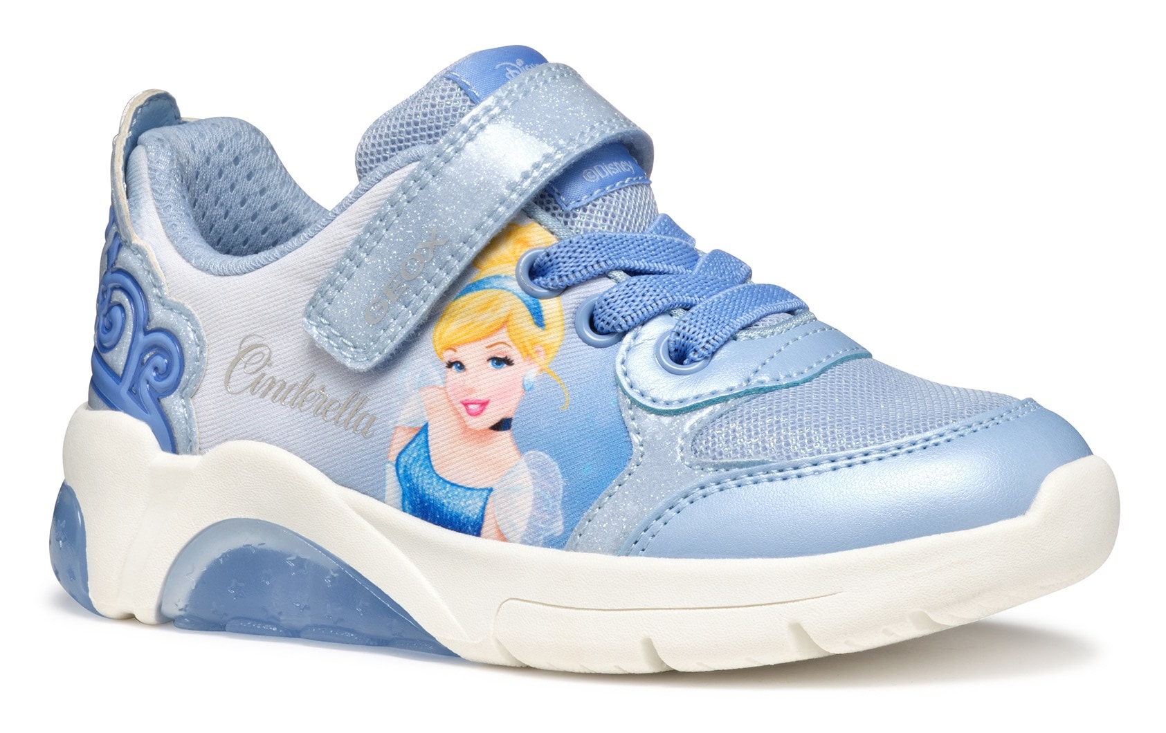 Sneaker »J FADINLIGHT GIRL Blinkschuh«, Disney Sneaker, Klettschuh mit Glitzer und...