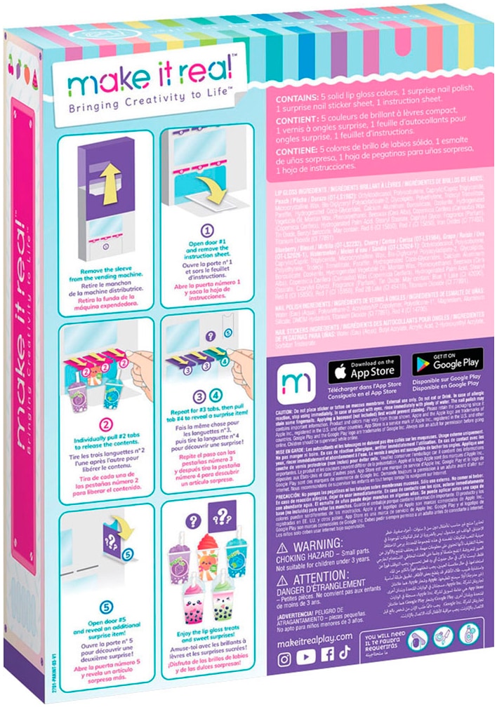 Make it real Kreativset »Kinder Lipgloss-Set Fruity Beauty«