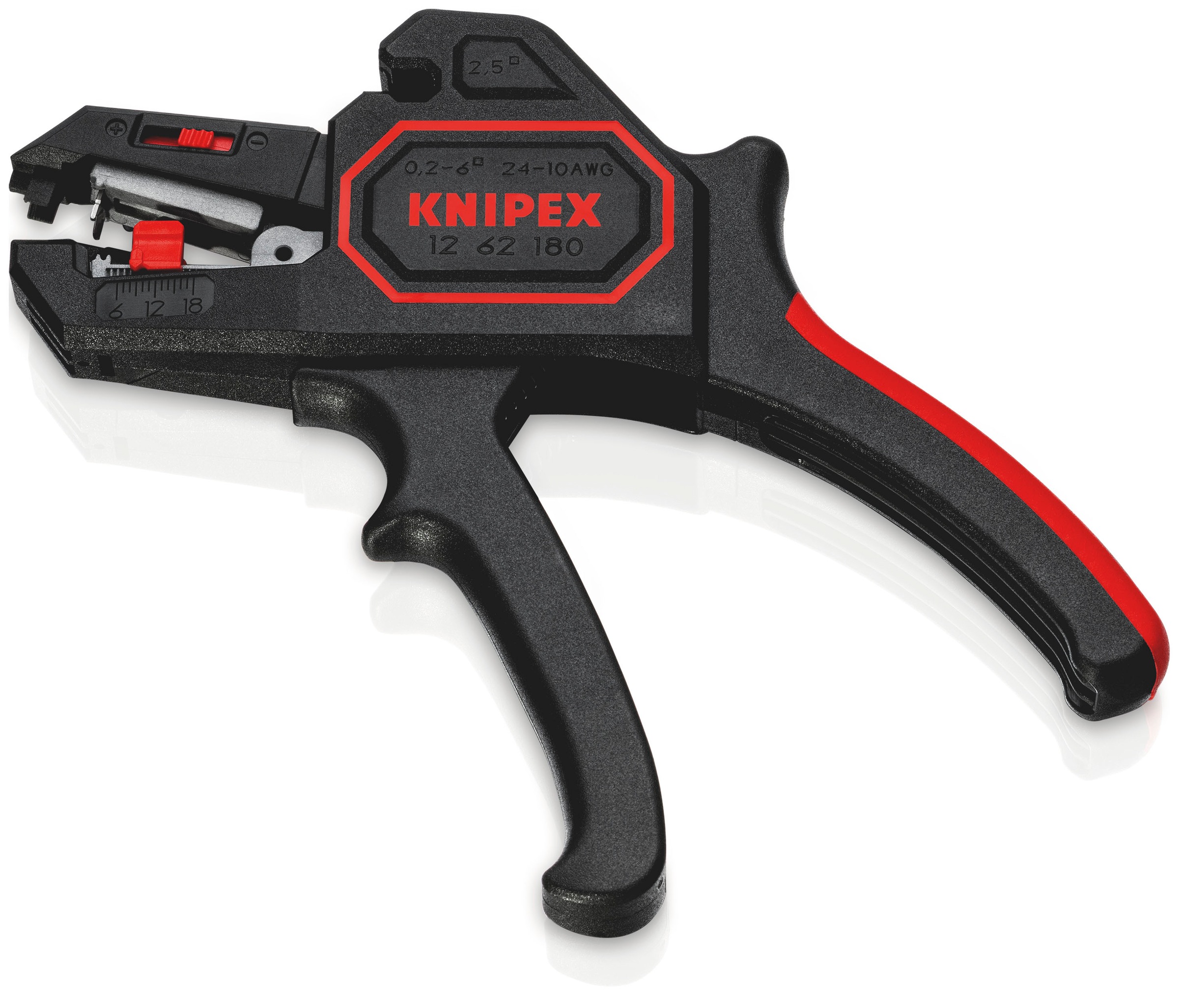 Knipex Abisolierzange »12 62 180«, (1 tlg.), automatisch, 180 mm