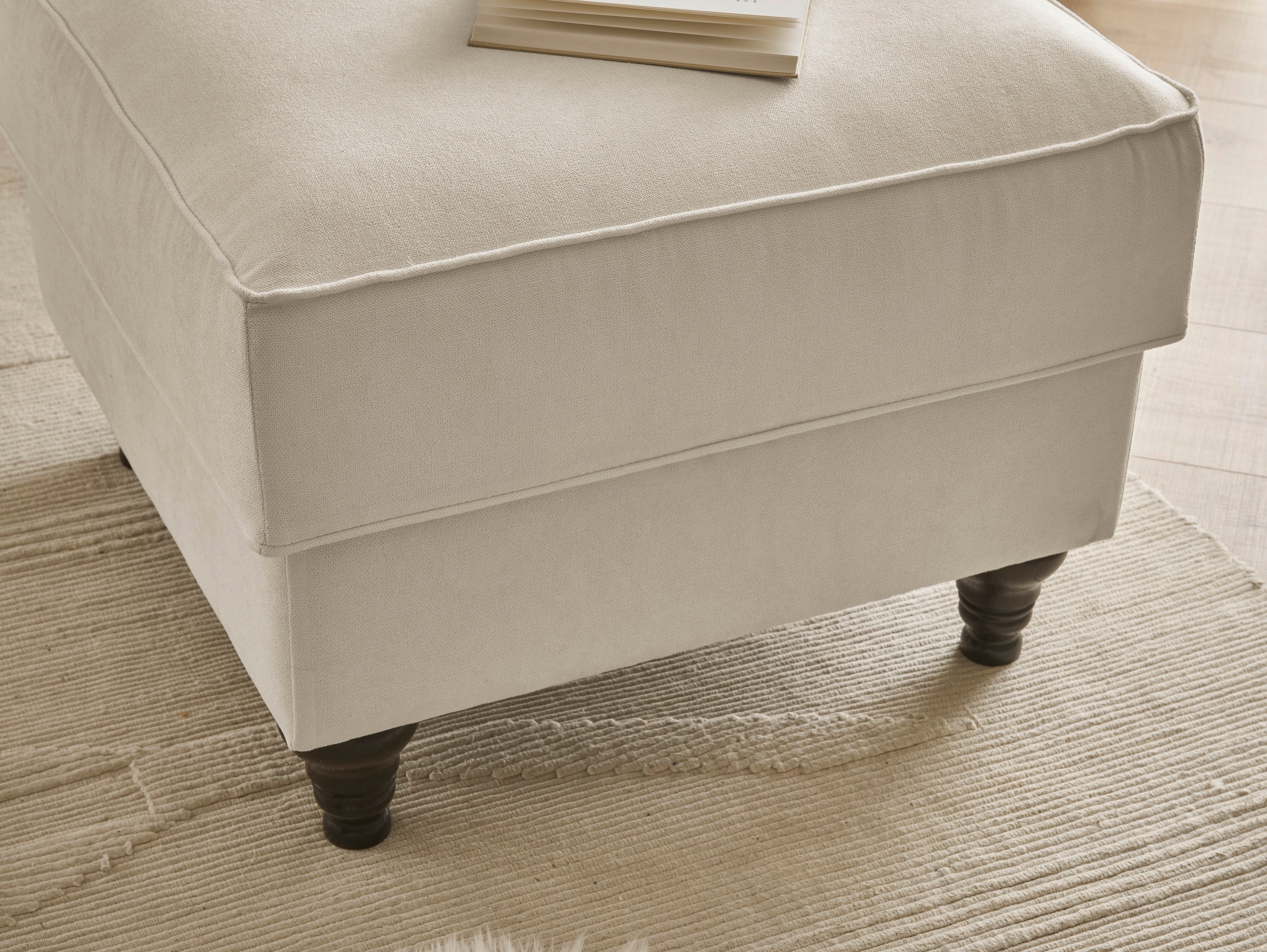 Home affaire Hocker »WESTMINSTER«, mit Federkern-Polsterung