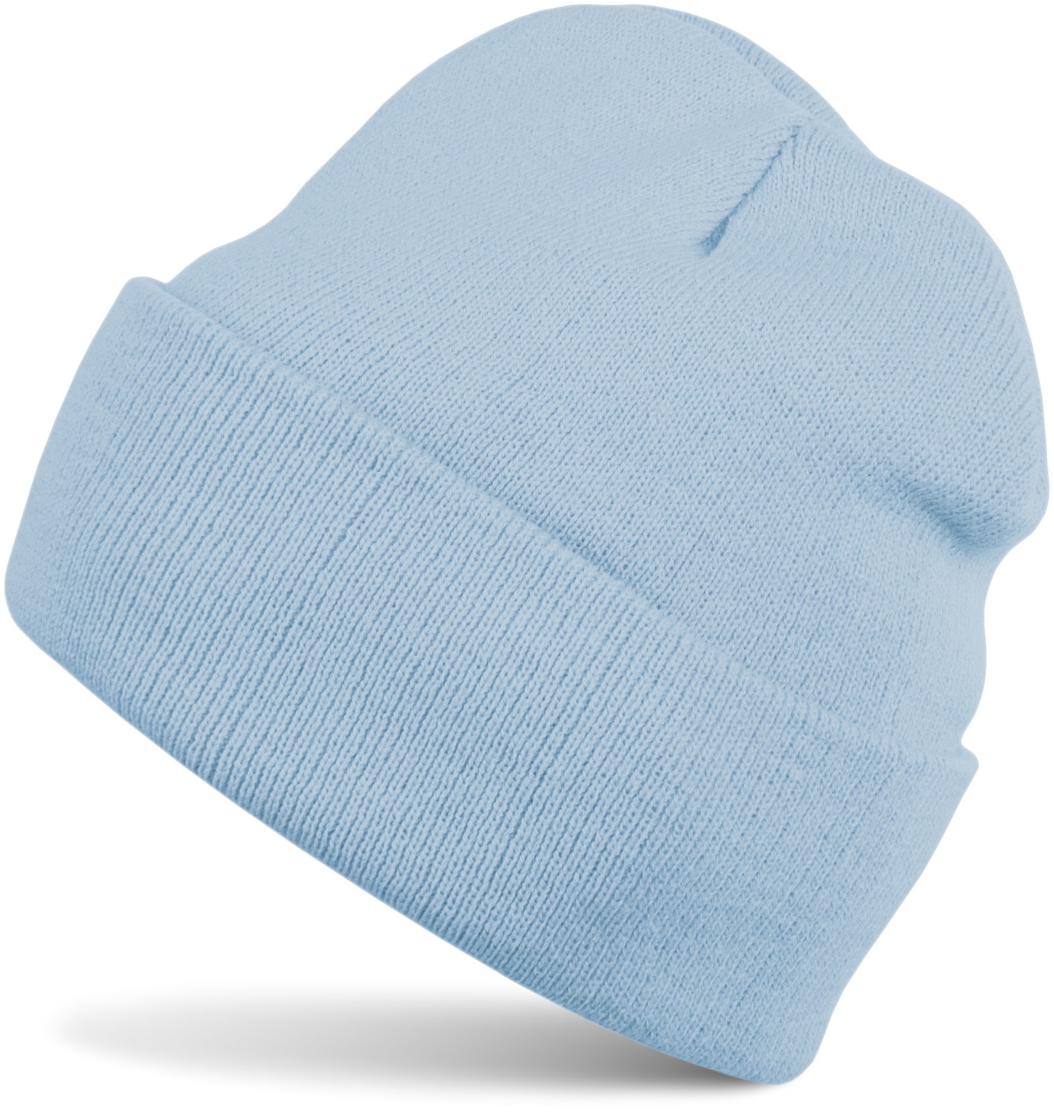 styleBREAKER Strickmütze »Kinder Strickmütze mit Krempe« 1 Stk.
