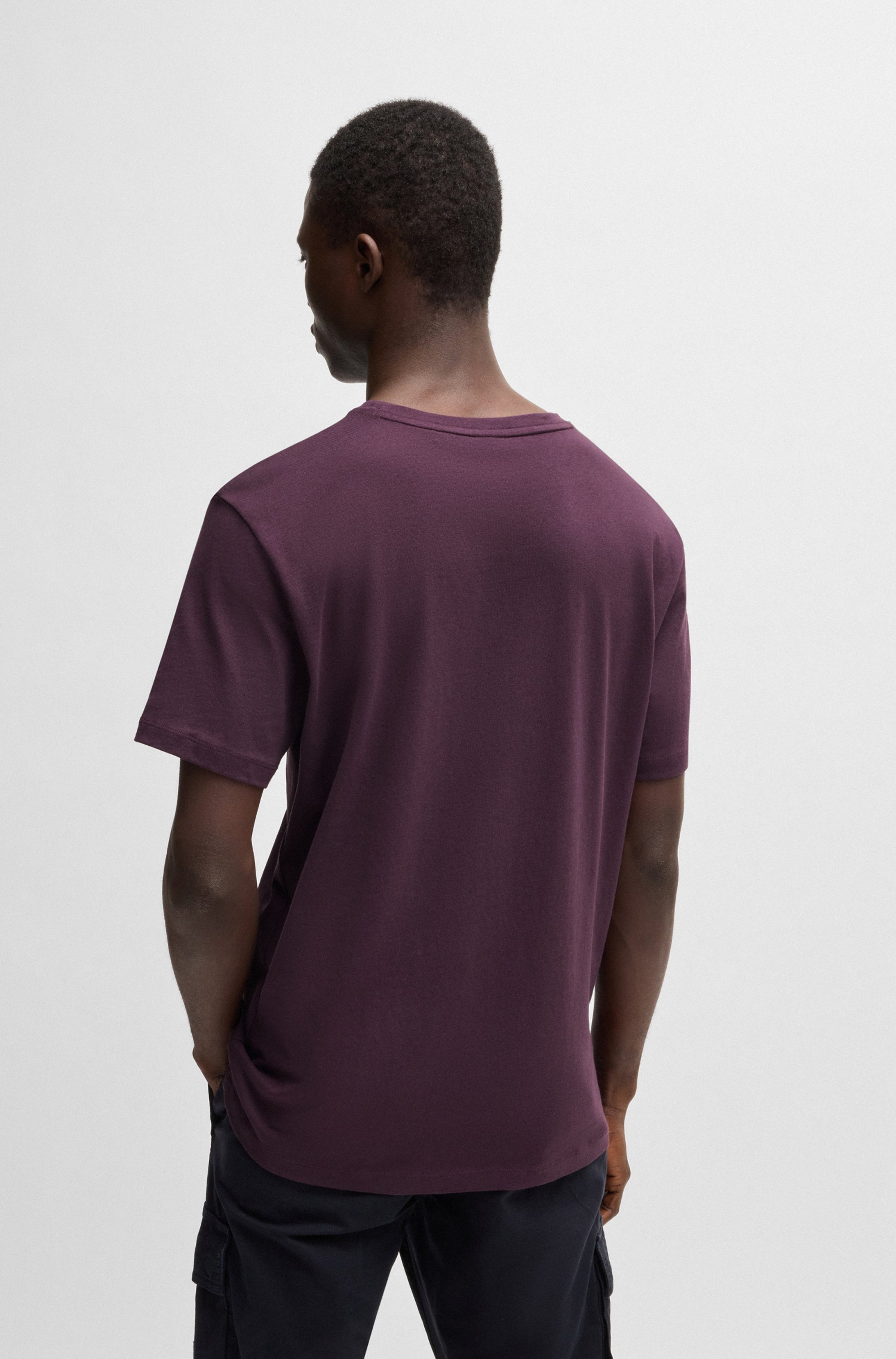 BOSS ORANGE T-Shirt »Tales«, mit BOSS Stickerei auf der Brust