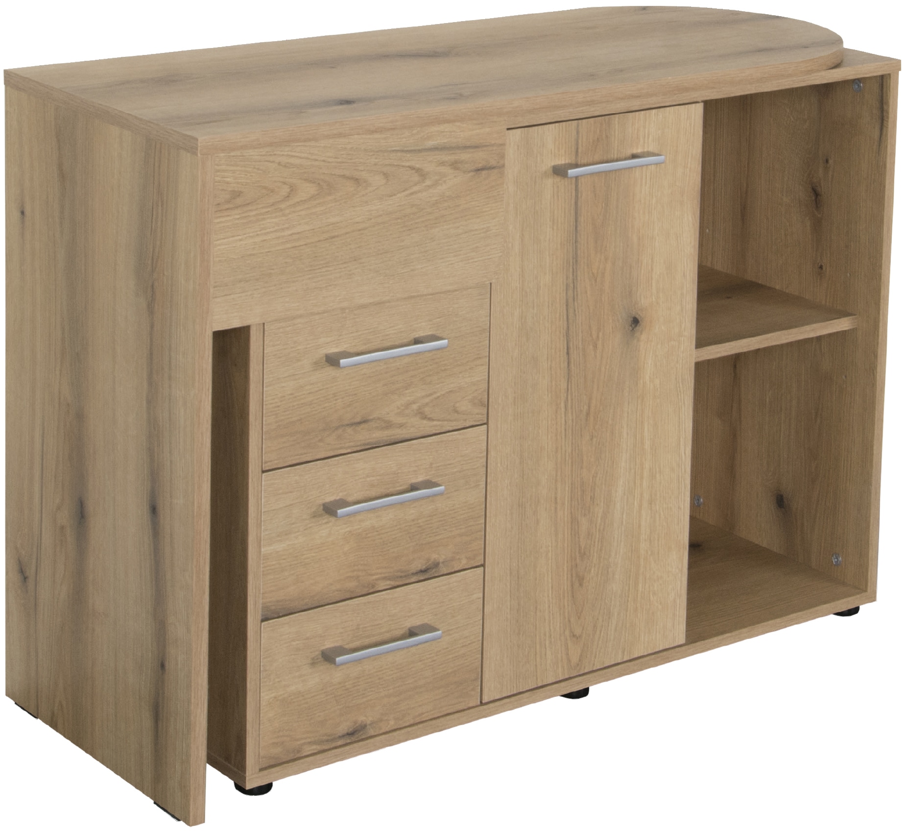 VOGL Möbelfabrik Schreibtisch »1246 mit schwenkbarer Tischplatte«, platzsparend, Breite 98-149 cm, Made in Germany